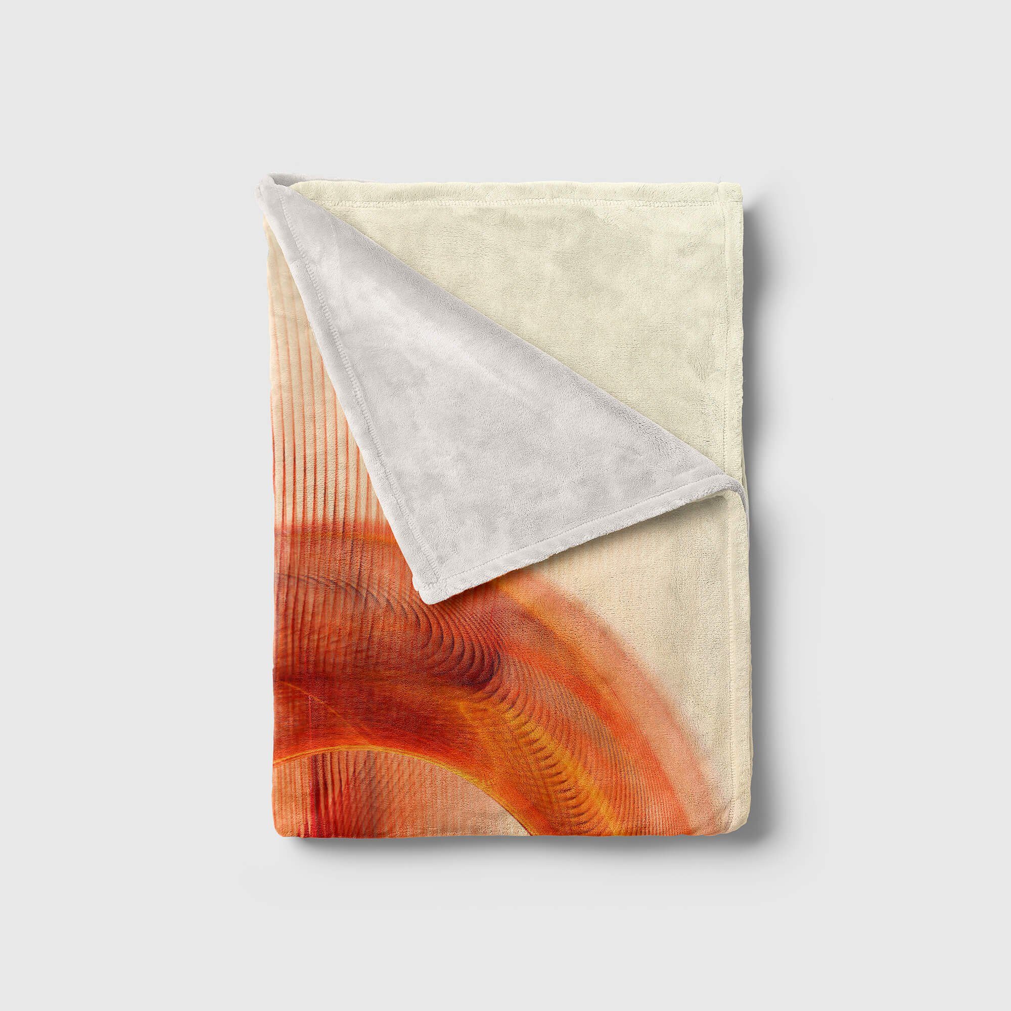 Kuscheldecke Art Saunatuch Motiv, mit Handtücher Baumwolle-Polyester-Mix Handtuch abstrakten Strandhandtuch Sinus Handtuch (1-St), Enigma