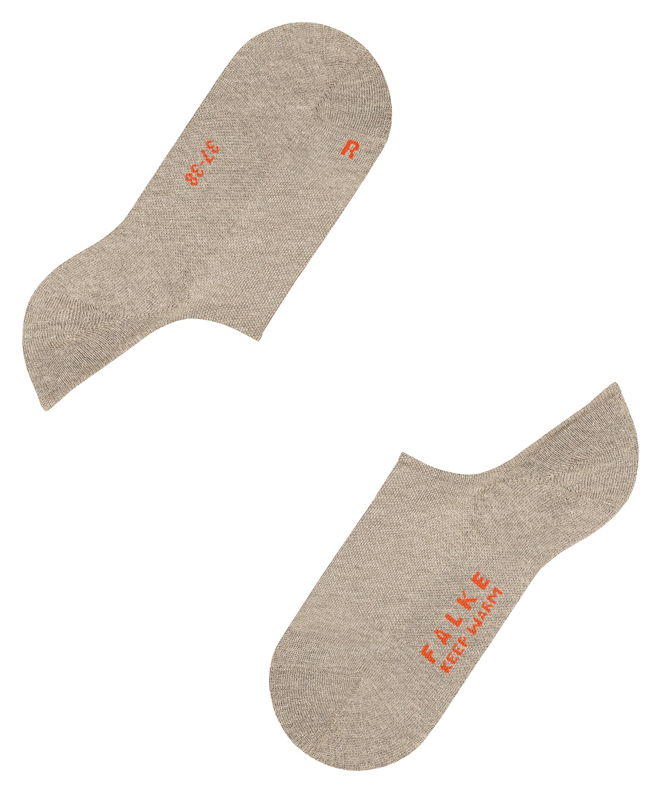 FALKE Füßlinge Keep Warm Füßlinge mit Merinowolle und Plüschsohle (1-Paar) mit Merinowolle und Plüschsohle