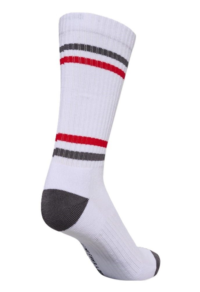 hummel Sportsocken Chevron High Crew Retro weiss/schwarz - 3 Paar