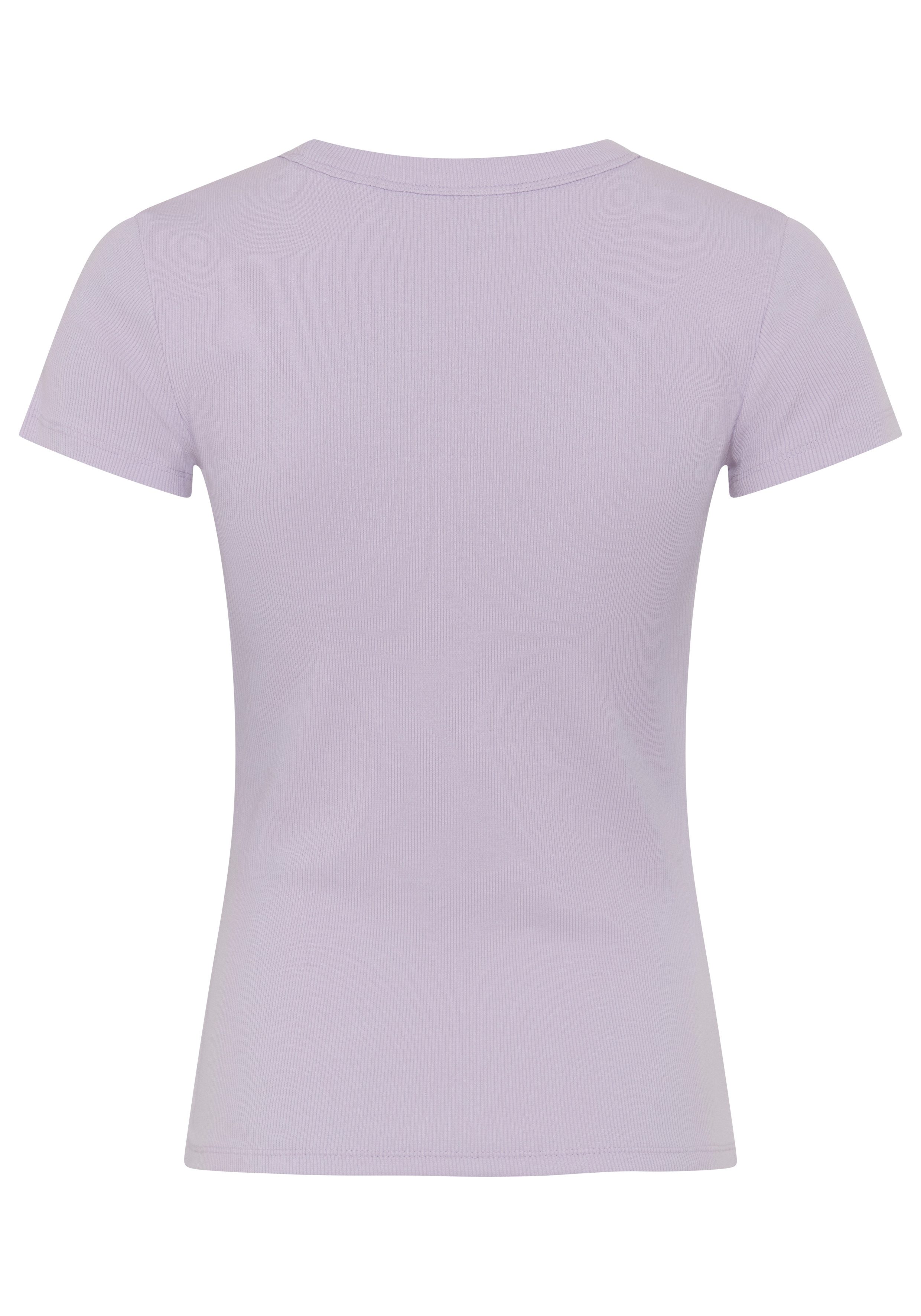 HUGO T-Shirt Easy Tee mit HUGO Aufnäher – Bild 5 von 5