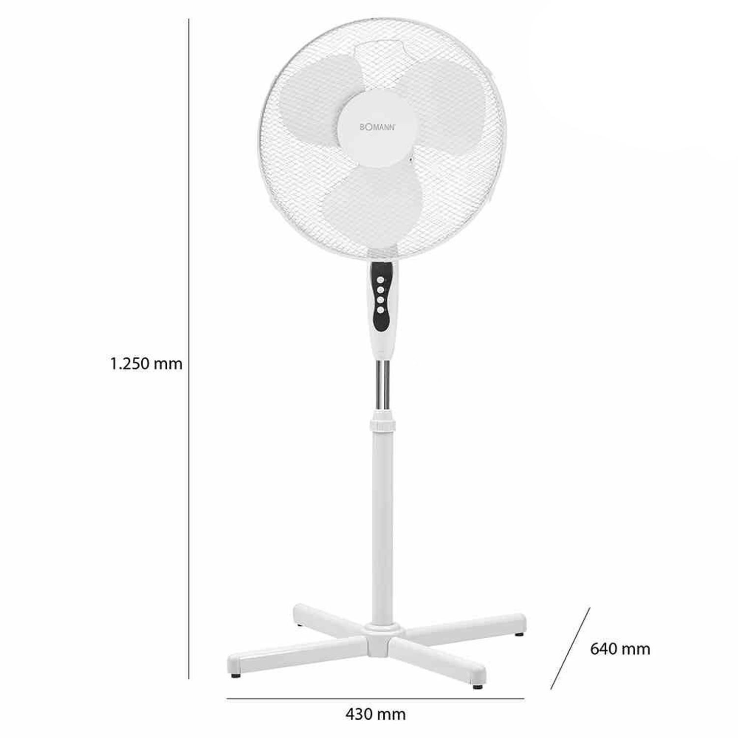 BOMANN Standventilator Standventilator mit 3 Stufen günstig online kaufen