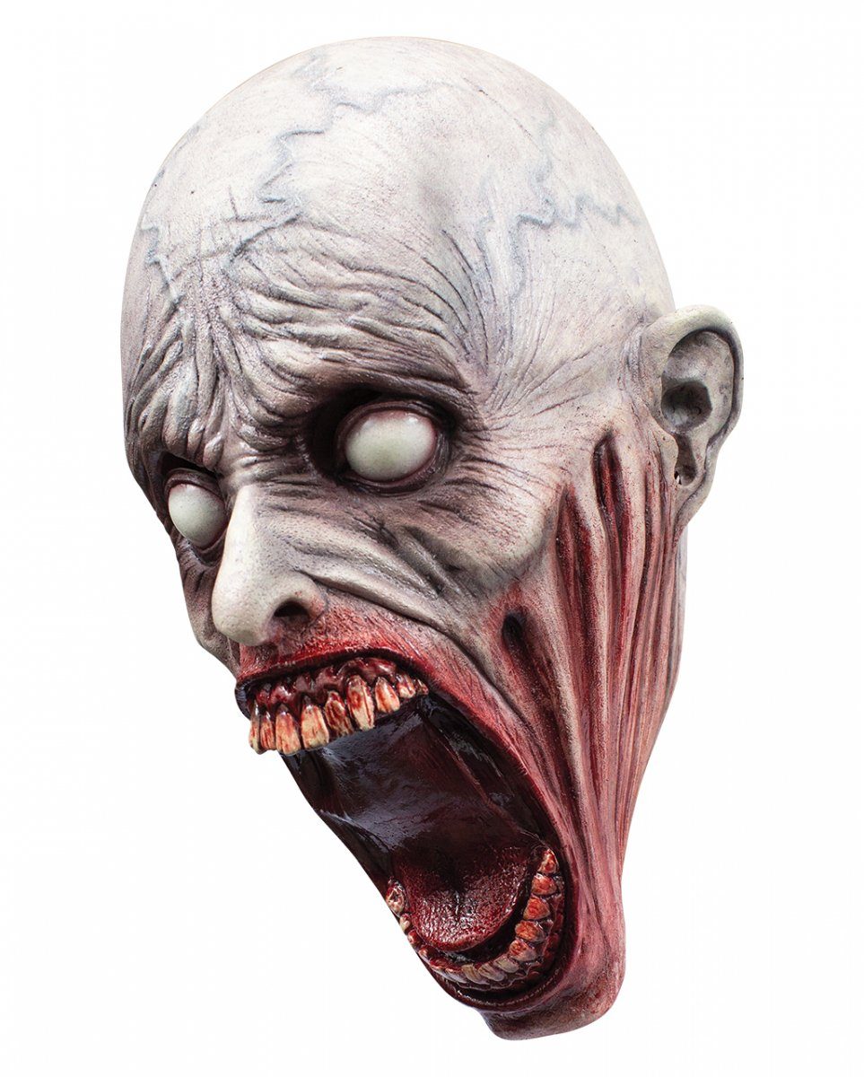 Zombie-Kostüm Kadaver Leichenschmaus Maske