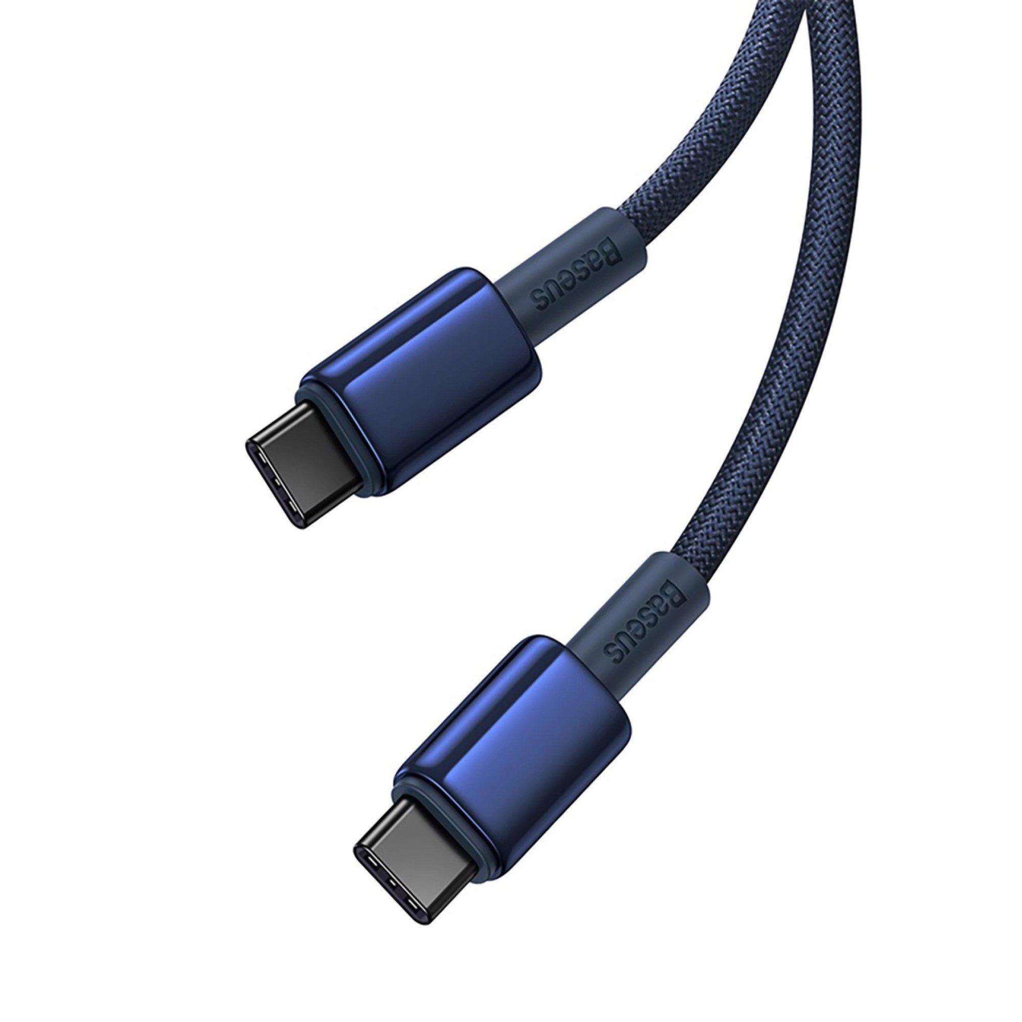 Baseus Kabel mit USB-C/USB-C-Anschlüssen 100W zum Laden und Datenübertagen Smartphone-Kabel, (100 cm)