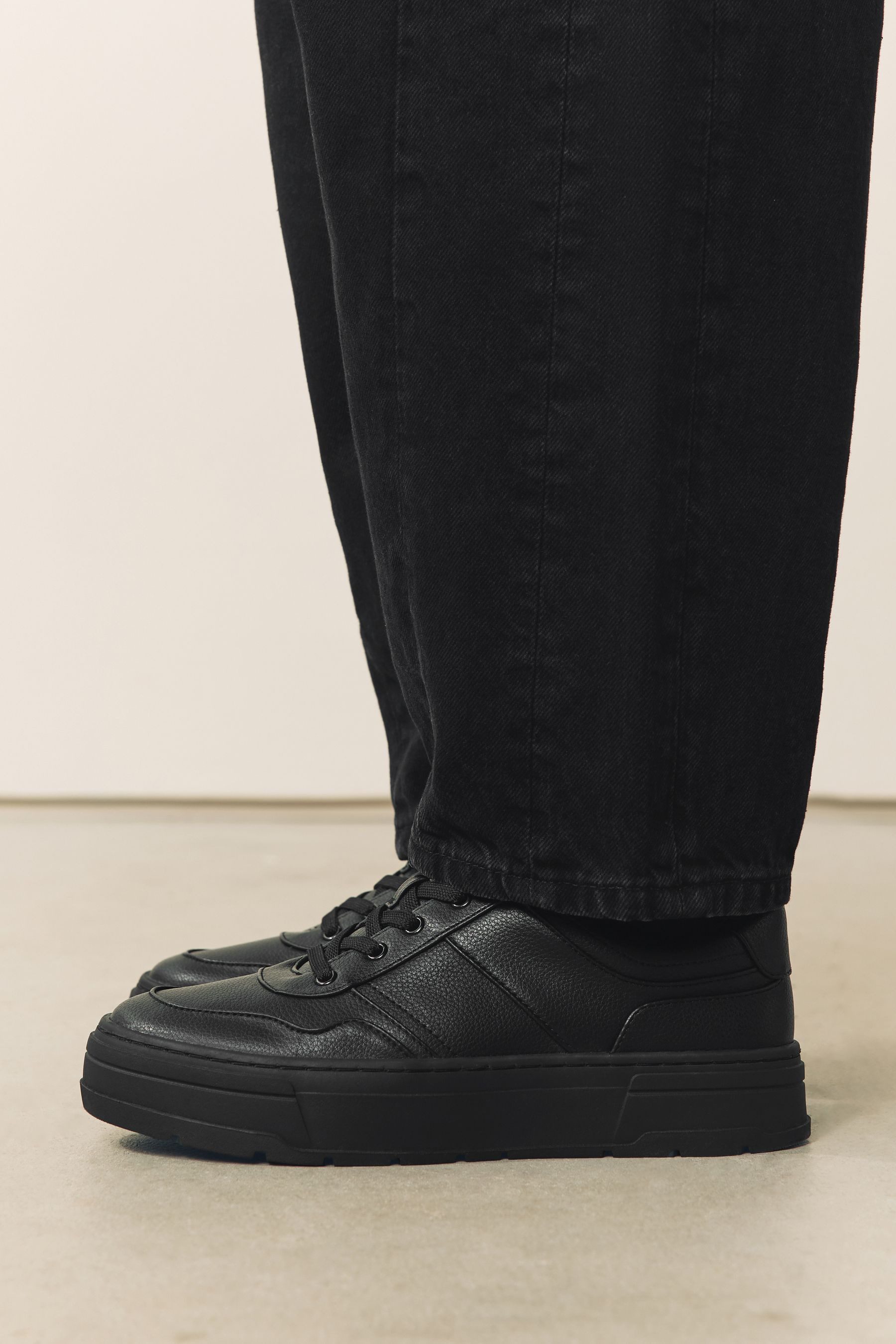 Next Signature Leder-Schnürsneaker mit Profilsohle Sneaker (1-tlg)