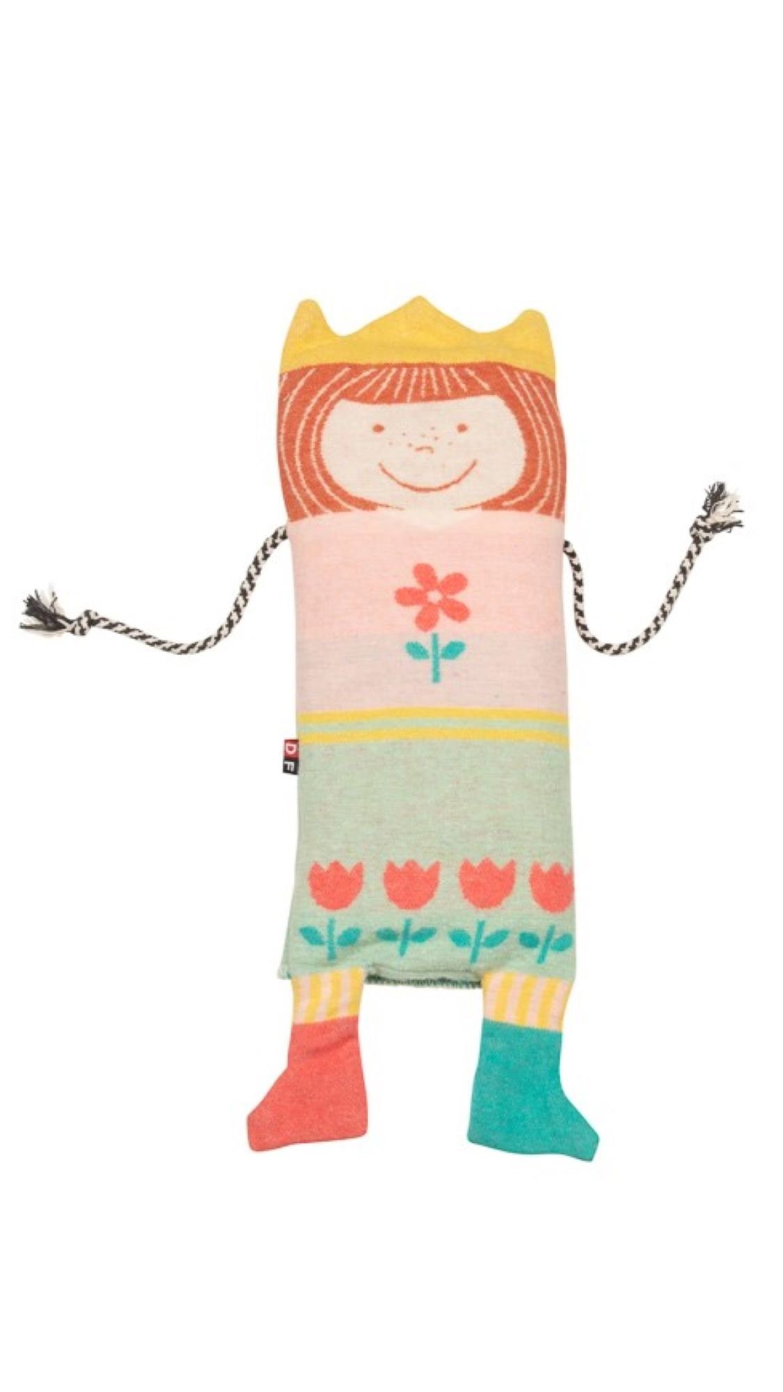 Babydecke Juwel in der Puppe 'Prinzessin' 70 x 90 cm Altrosa, DAVID FUSSENEGGER