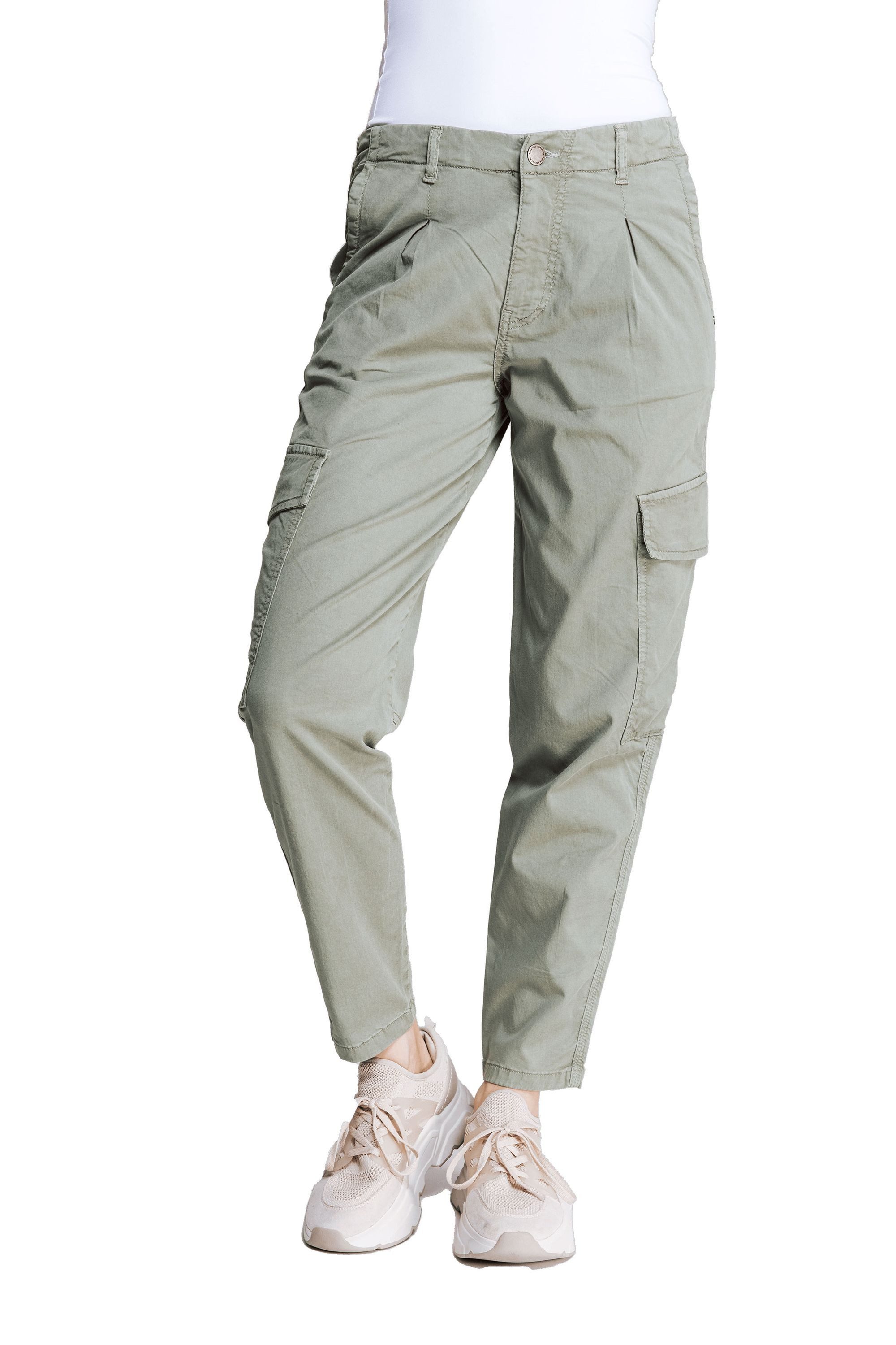 Zhrill Stoffhose Cargohose CALLA Grün (0-tlg) günstig online kaufen