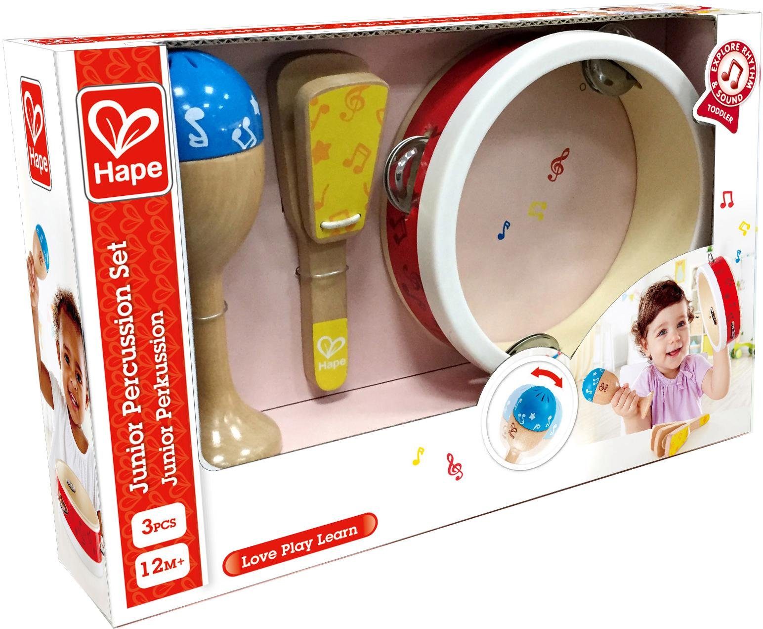 Hape Spielzeug-Musikinstrument Junior Perkussion Set günstig online kaufen