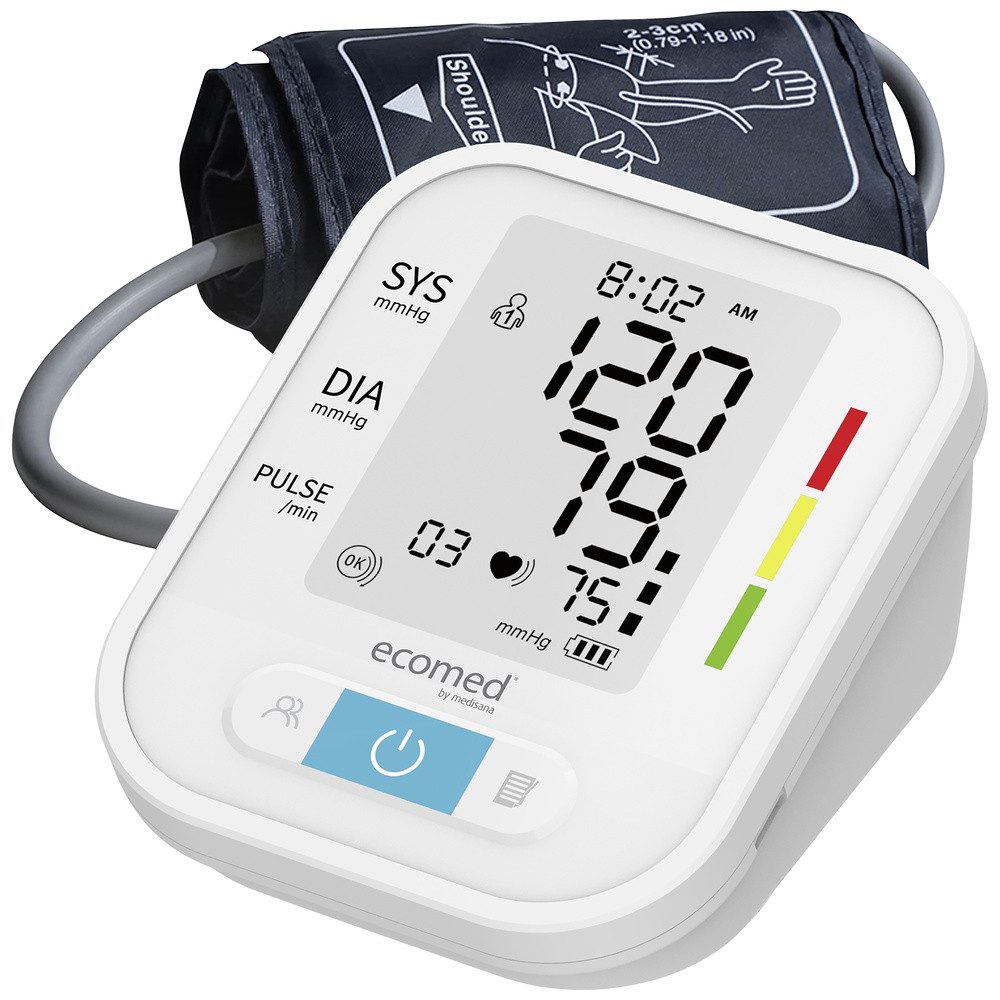 ecomed Blutdruckmessgerät Ecomed BU-95E Oberarm Blutdruckmessgerät 23206