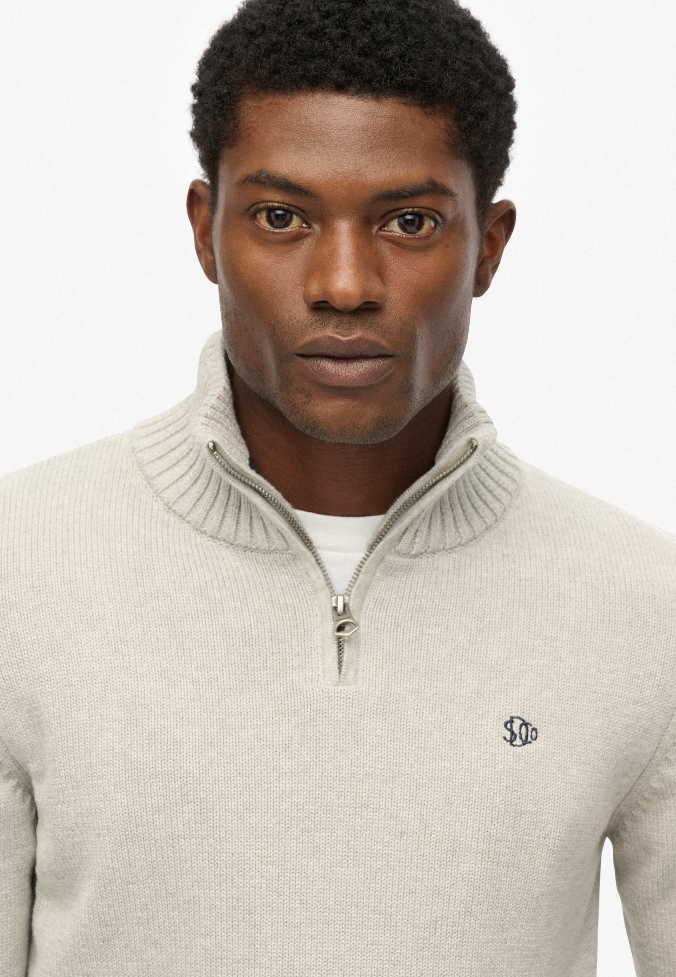 Superdry Strickpullover COTTON KNIT HENLEY