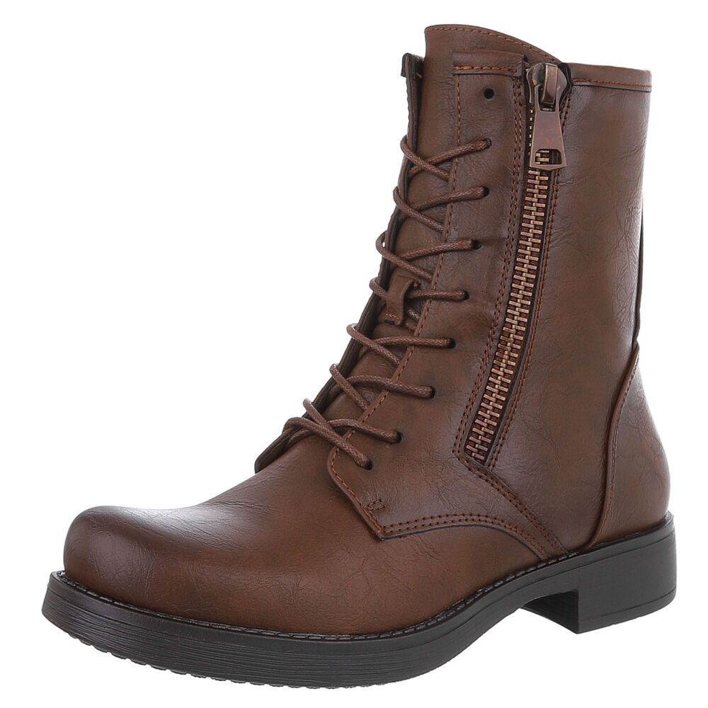 Damen Schnürschuhe Freizeit Stiefelette