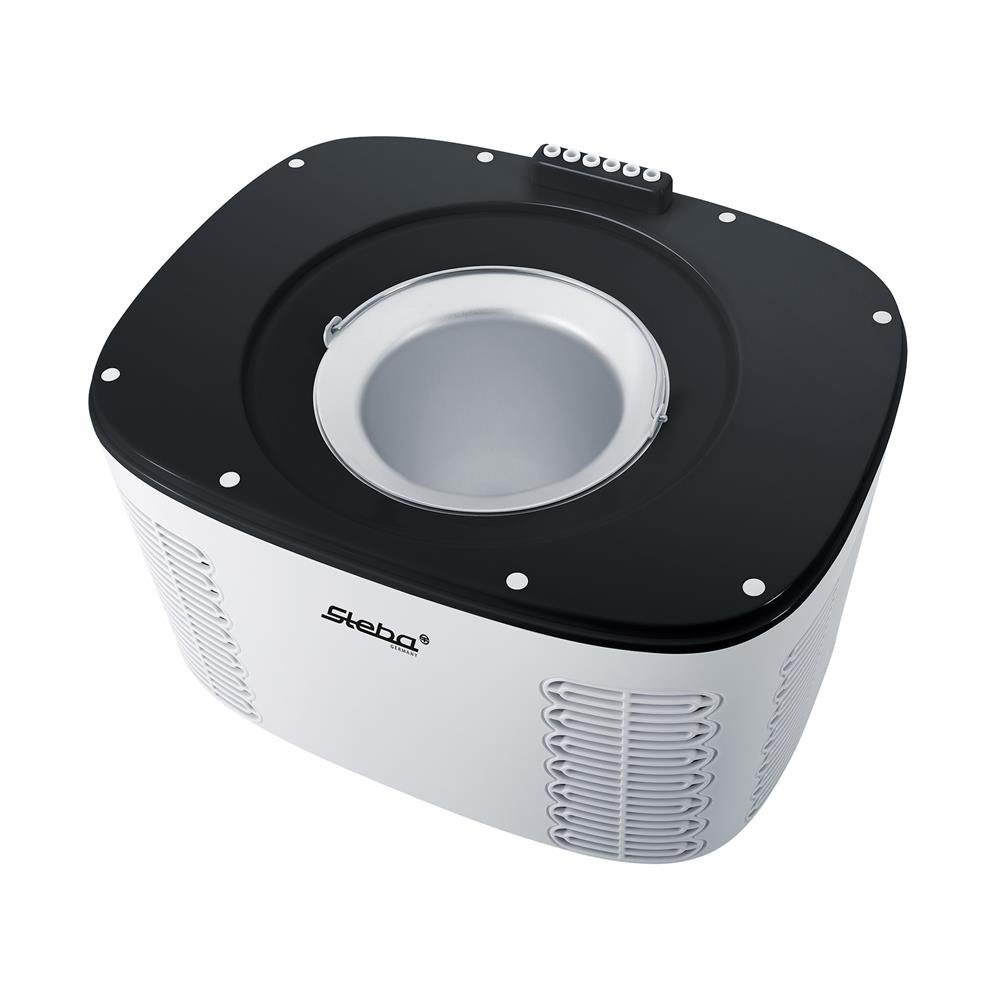 Steba Eismaschine IC 110, 1,20 l, 250,00 W, vollautomatisch, selbstkühlend, für Softeis, Eis, Sorbet und Joghurt