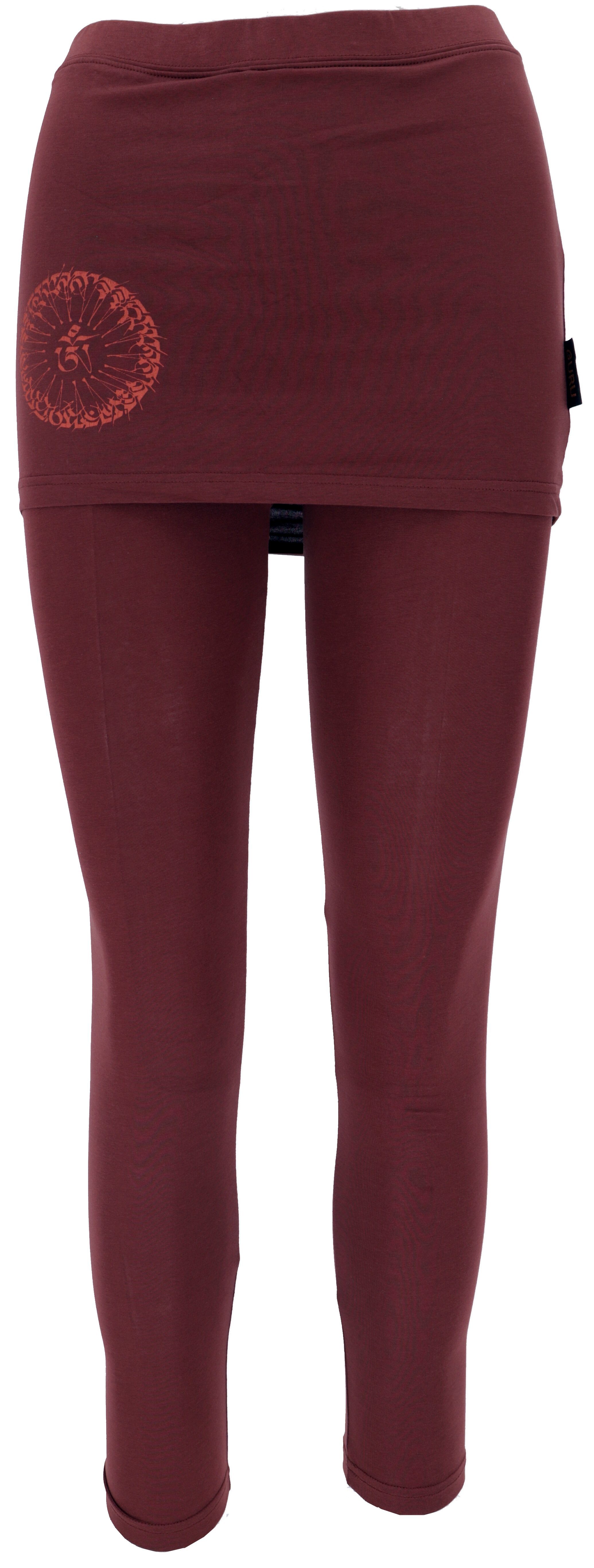Guru-Shop Hose & Shorts Yoga-Hose, Leggings mit Minirock Bio BW Yogi -.. al günstig online kaufen