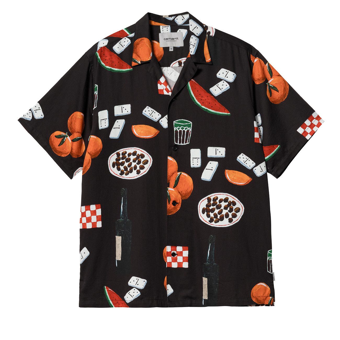 Carhartt WIP Kurzarmhemd Carhartt WIP S/S Isis Marie Dinner Shirt Black