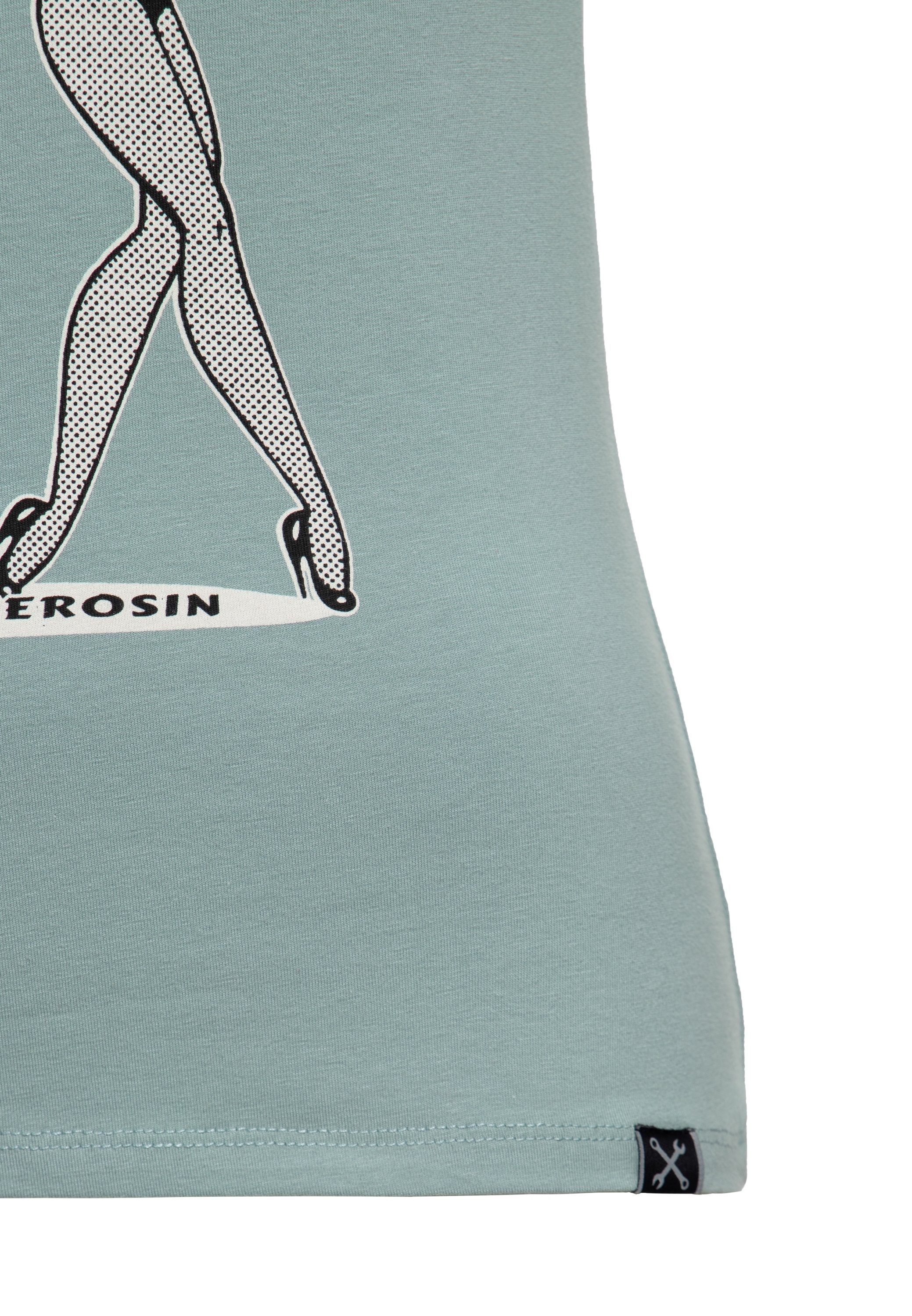 QueenKerosin Print-Shirt (1-tlg) mit Print im 50s Style