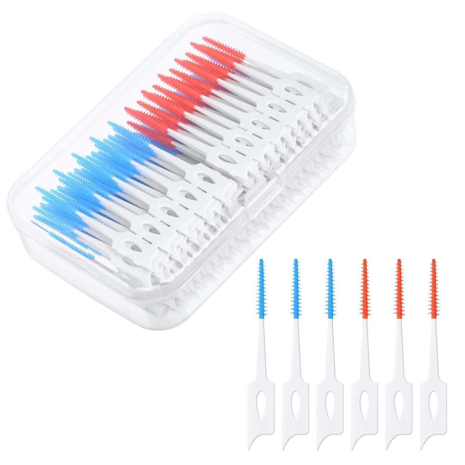 LuxusKollektion Interdentalbürsten Interdentalbürsten 220 Stück Silikon Zahnzwischenraum Dual-Use