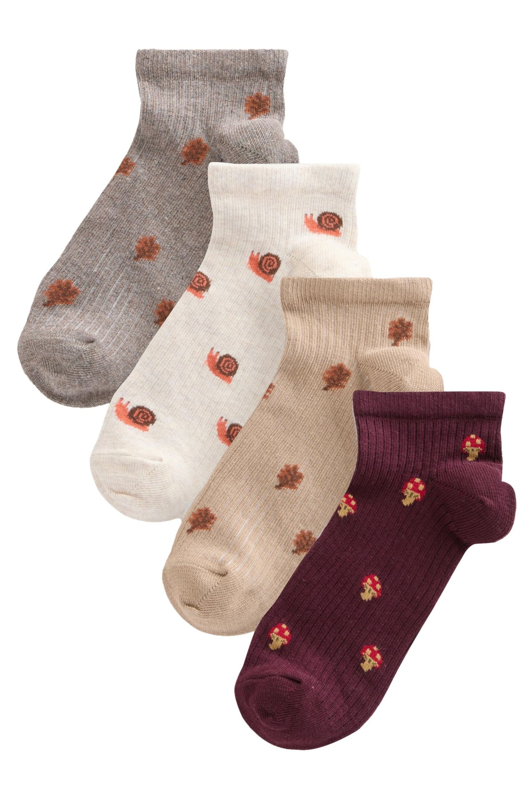 Basicsocken Sneaker-Socken, 4er-Pack