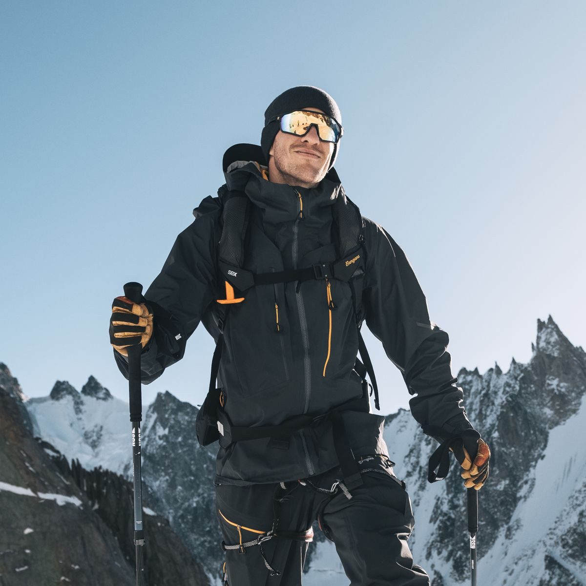 Bergans Skijacke Y Mountainline Breathe 3L Shell Jacket Men Leichte, komprimierbare 3L-Shelljacke mit exzellenter
