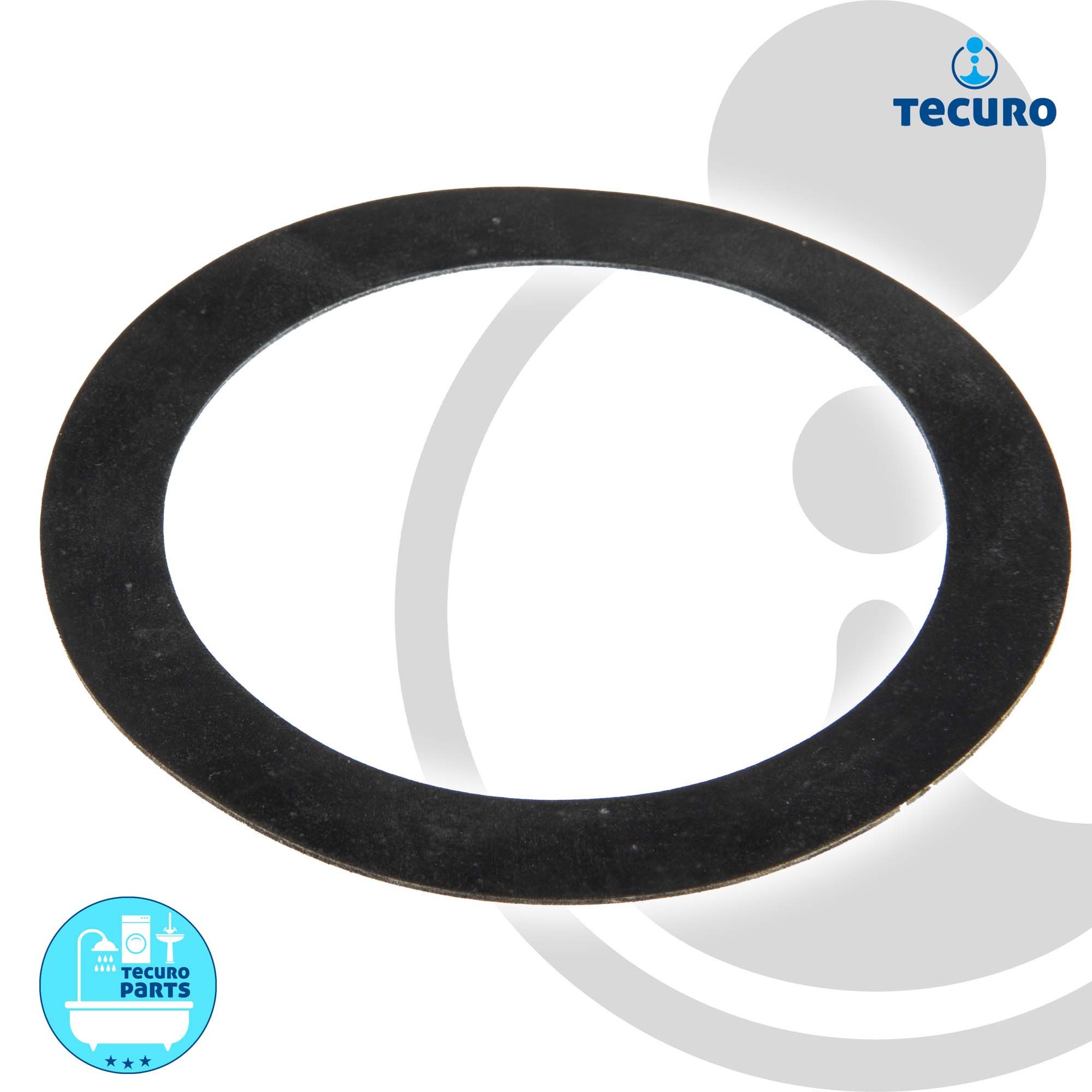 tecuro Siphon Gummi-Flachdichtung zu Siebkorb 3 1/2 Zoll - Ø 113 mm – Bild 2 von 5