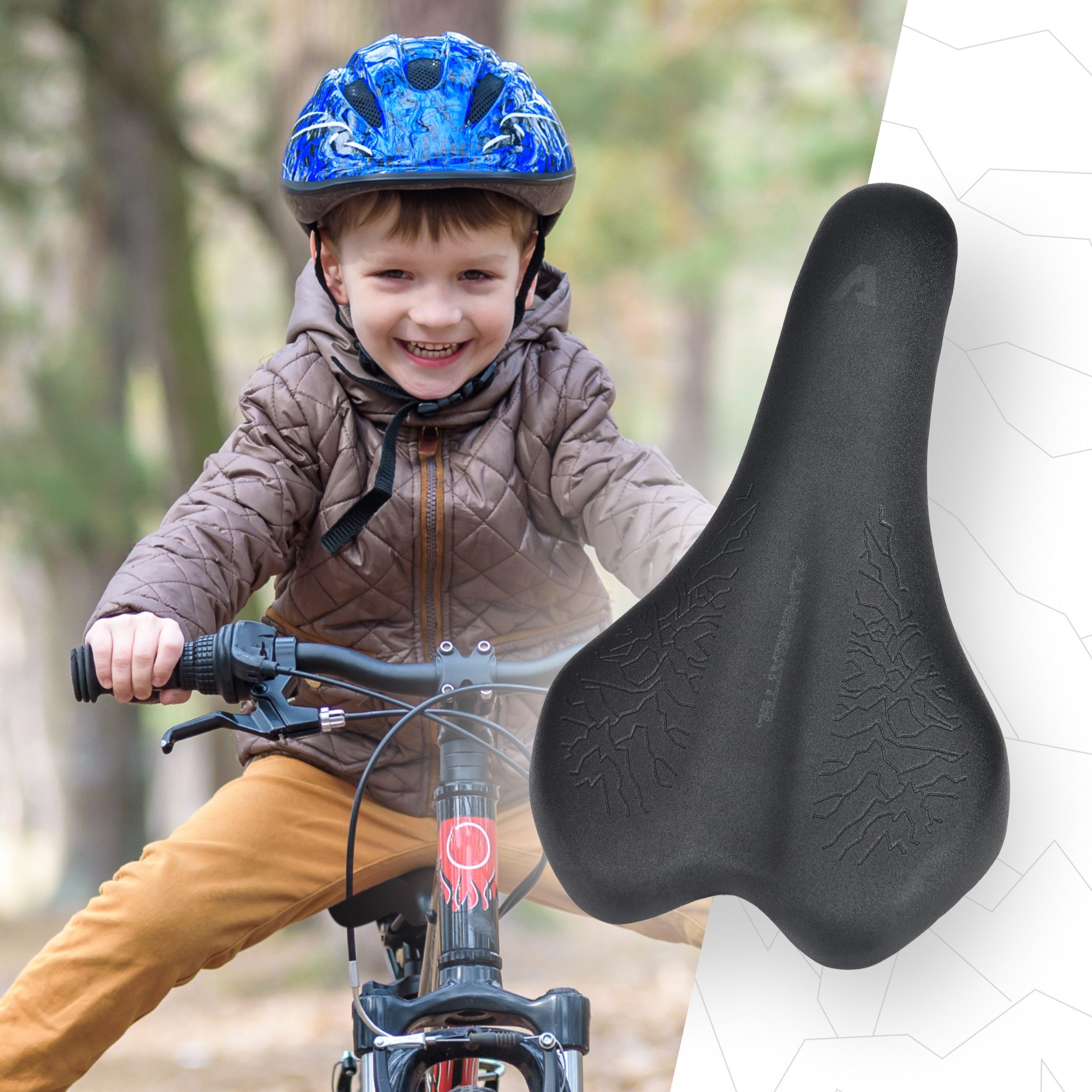 Alpensattel Fahrradsattel No1. Kids (1-tlg), Für jedes Kinderfahrrad · Ergonomisch · Unisex · Wetterfest