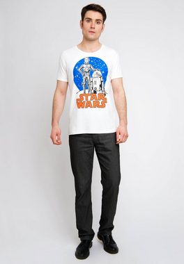 LOGOSHIRT T-Shirt C-3PO & R2-D2 mit lizenzierten Originaldesign