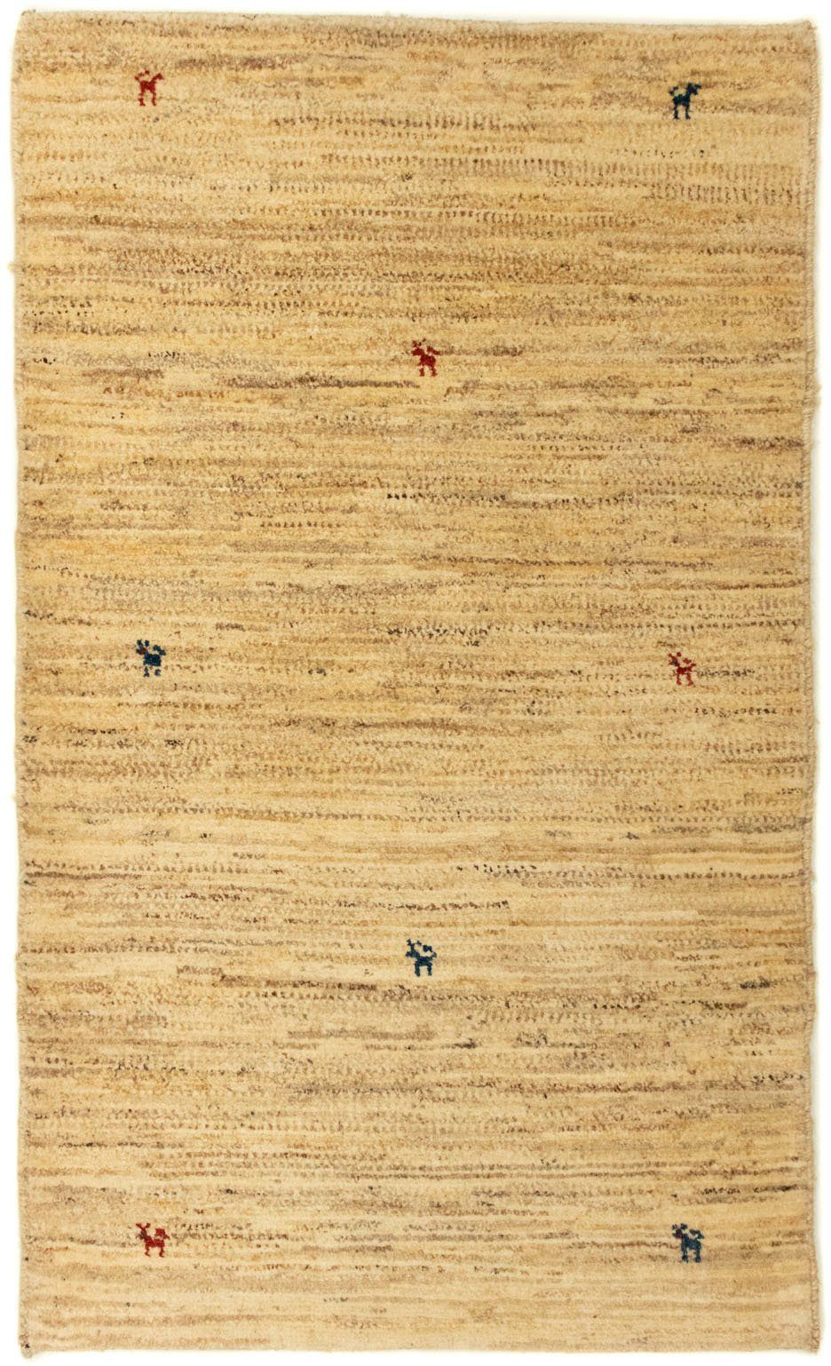 Wollteppich »Gabbeh Teppich handgeknüpft natur«, morgenland, rechteckig, Höhe 18 mm, handgeknüpft-HomeTrends