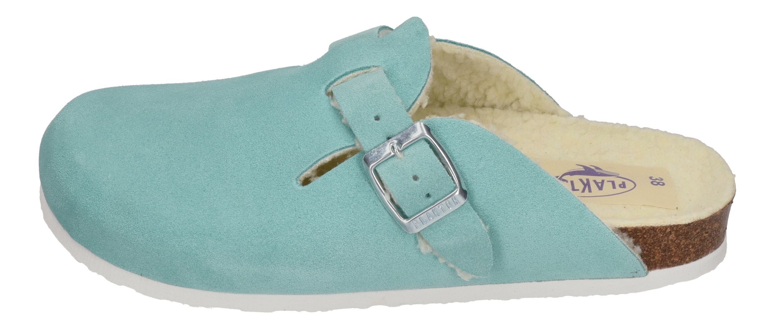 Plakton BLOGG WOOL Pantolette celeste