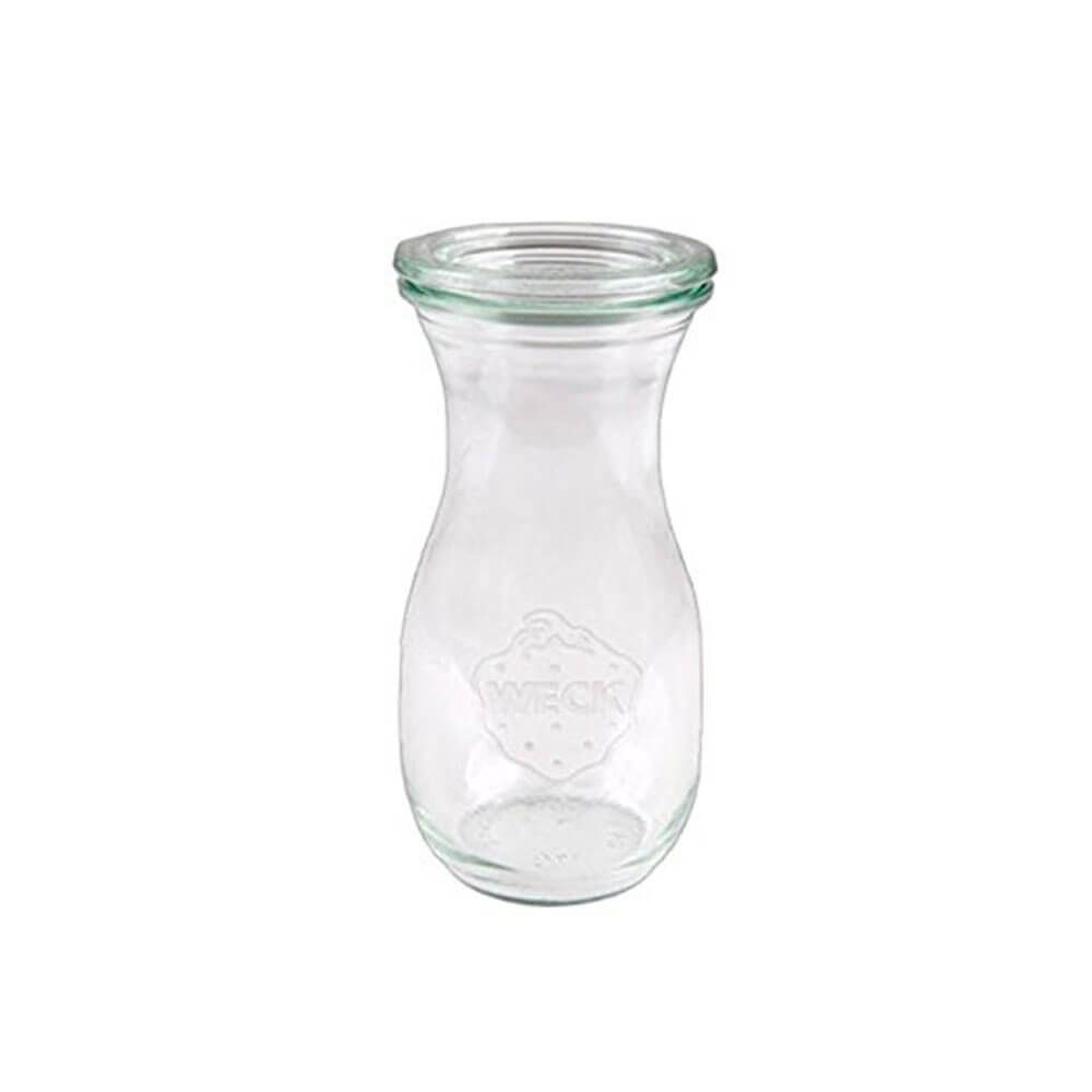 WECK Vorratsdose Weck Saftflasche 290 ml 6 cm Rand, Klarglas