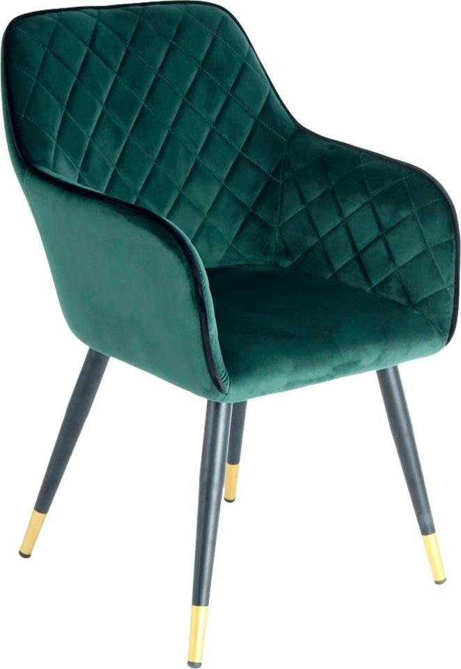 Kayoom Stuhl Amino 525, stilvoller Design-Stuhl,samtweicher günstig online kaufen