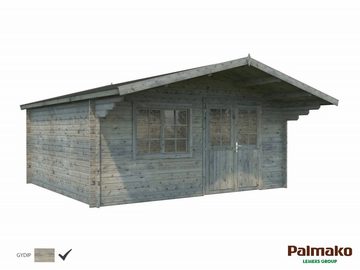 Palmako Gartenhaus Britta 19,7 Holzhaus Blockbohlenhaus, BxT: 500x445 cm