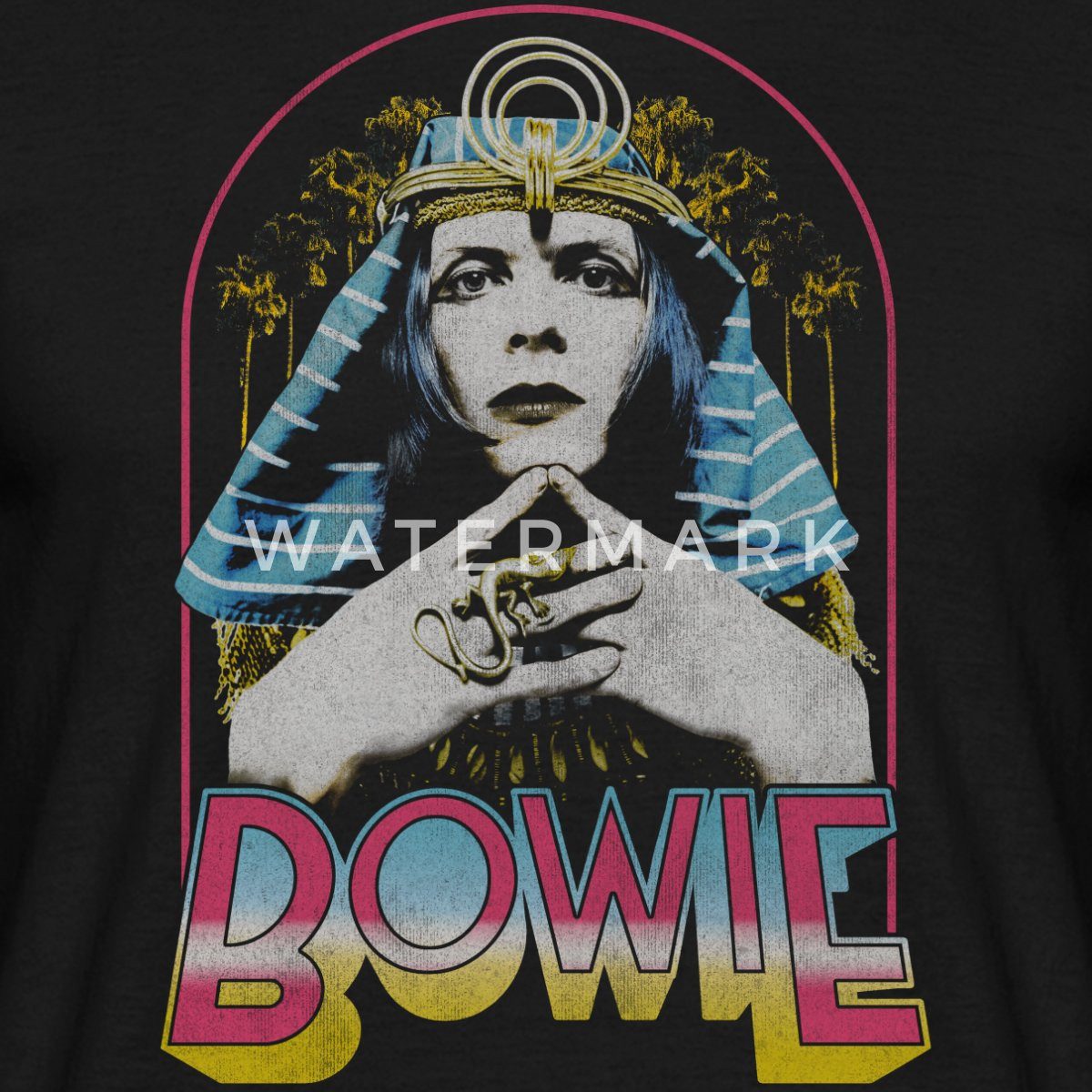 Spreadshirt T-Shirt David Bowie Egyptian Männer T-Shirt (1-tlg)