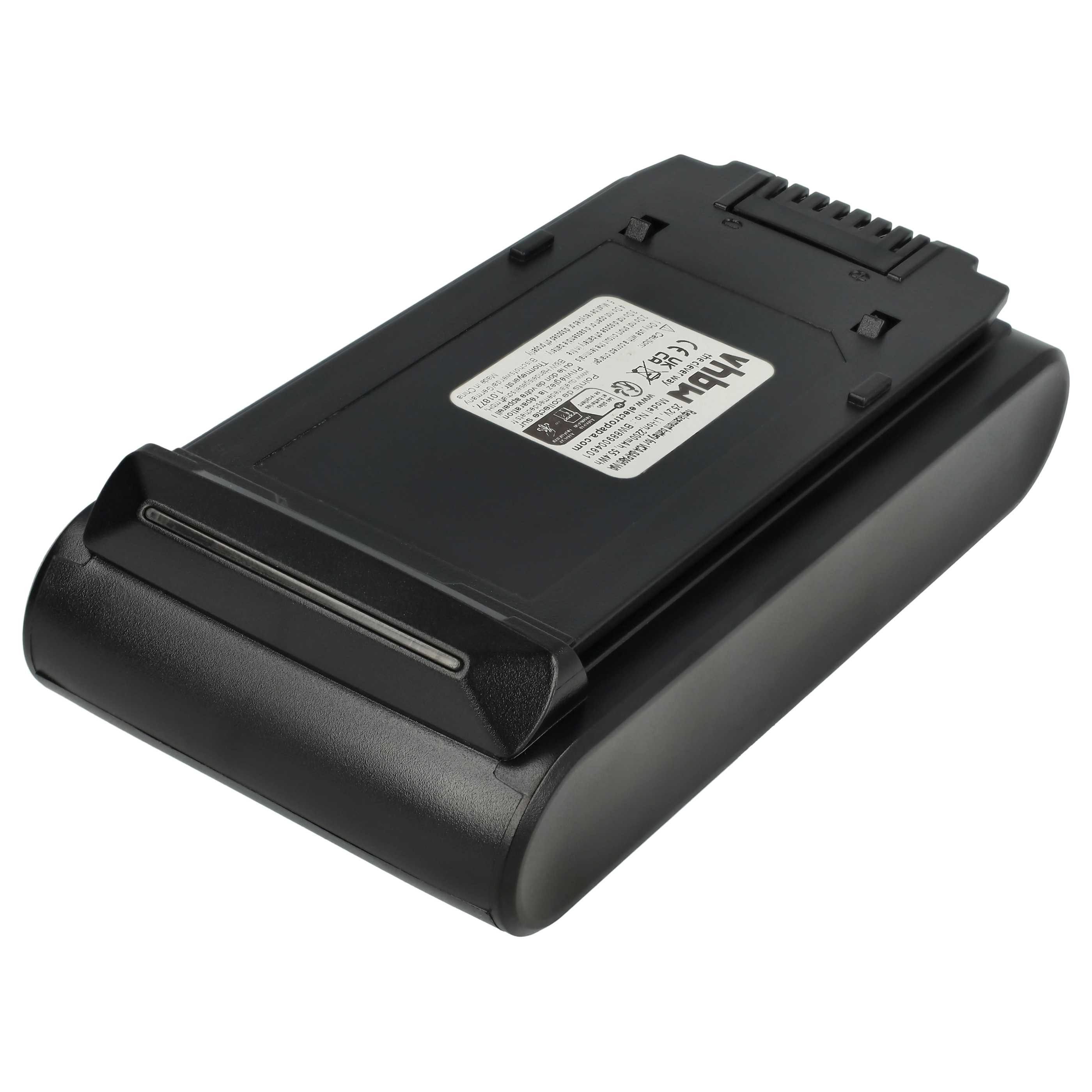 vhbw Akku Ersatz für Samsung DJ96-00242A, VCA-SAPA95/WA, VCA-SBTA95, Staubsauger-Akku Akku Li-Ion 2200 mAh (25,2 V, 1 St), Leistungsfähiger Austausch-Akku für Ihren Staubsauger