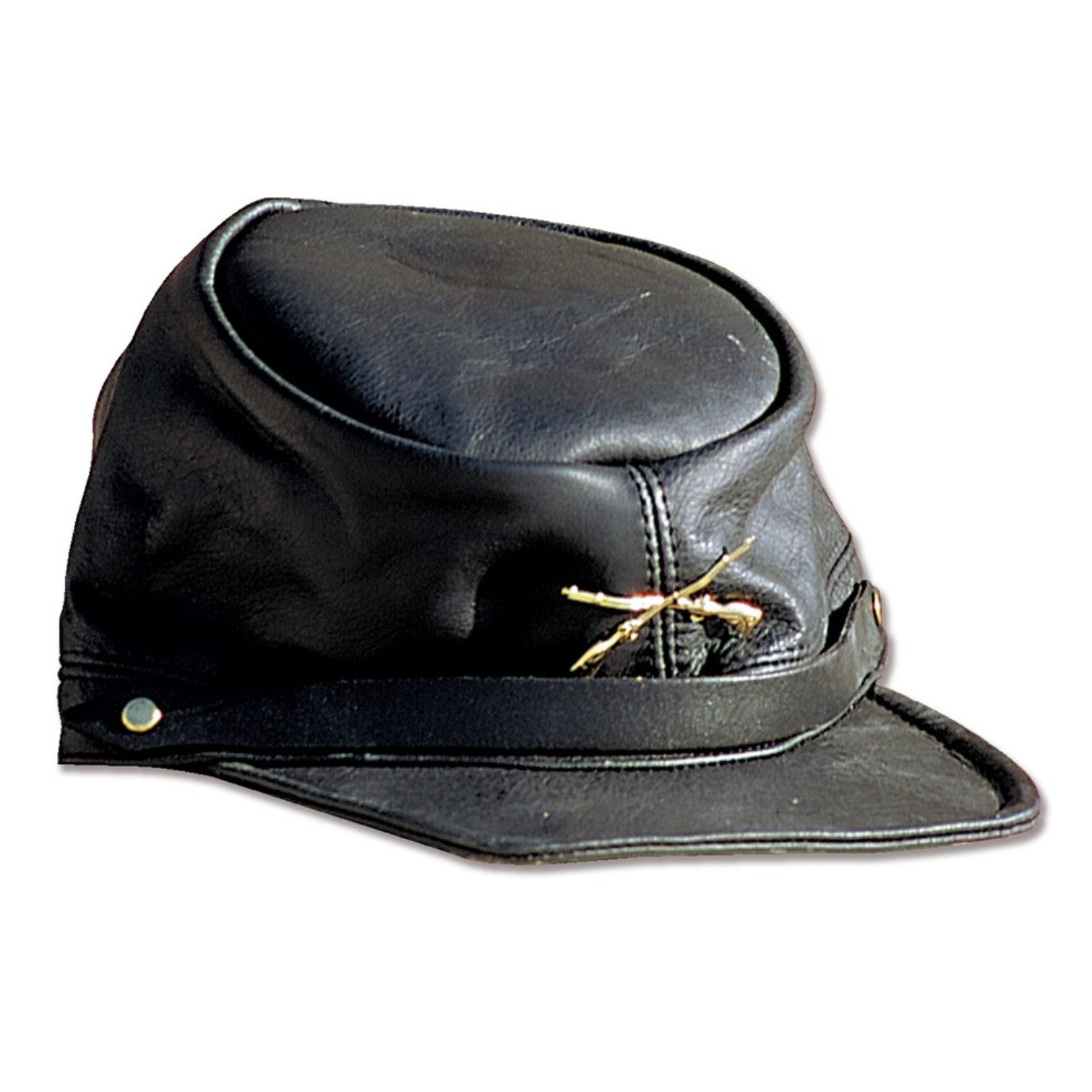 Stars & Stripes Army Cap US Cavalry aus Leder, größenverstellbar günstig online kaufen