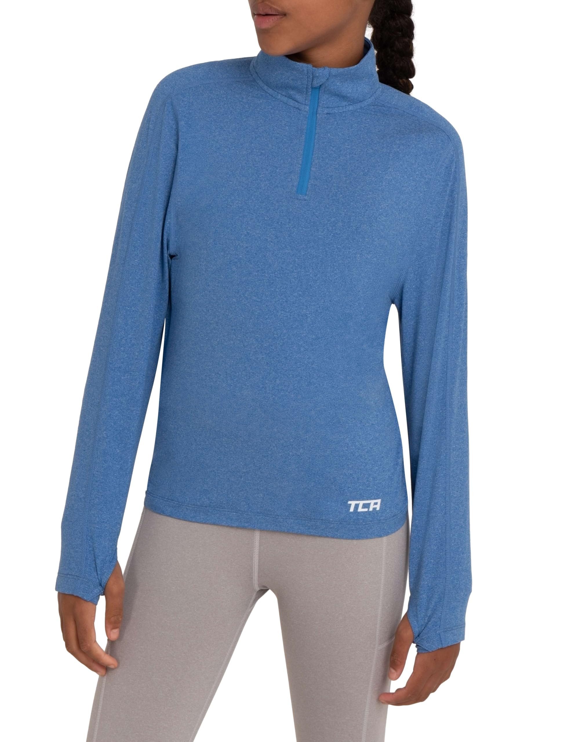 TCA Trainingsshirt TCA Mädchen Fusion Quickdry Leichtes Laufshirt mit (1-tlg)