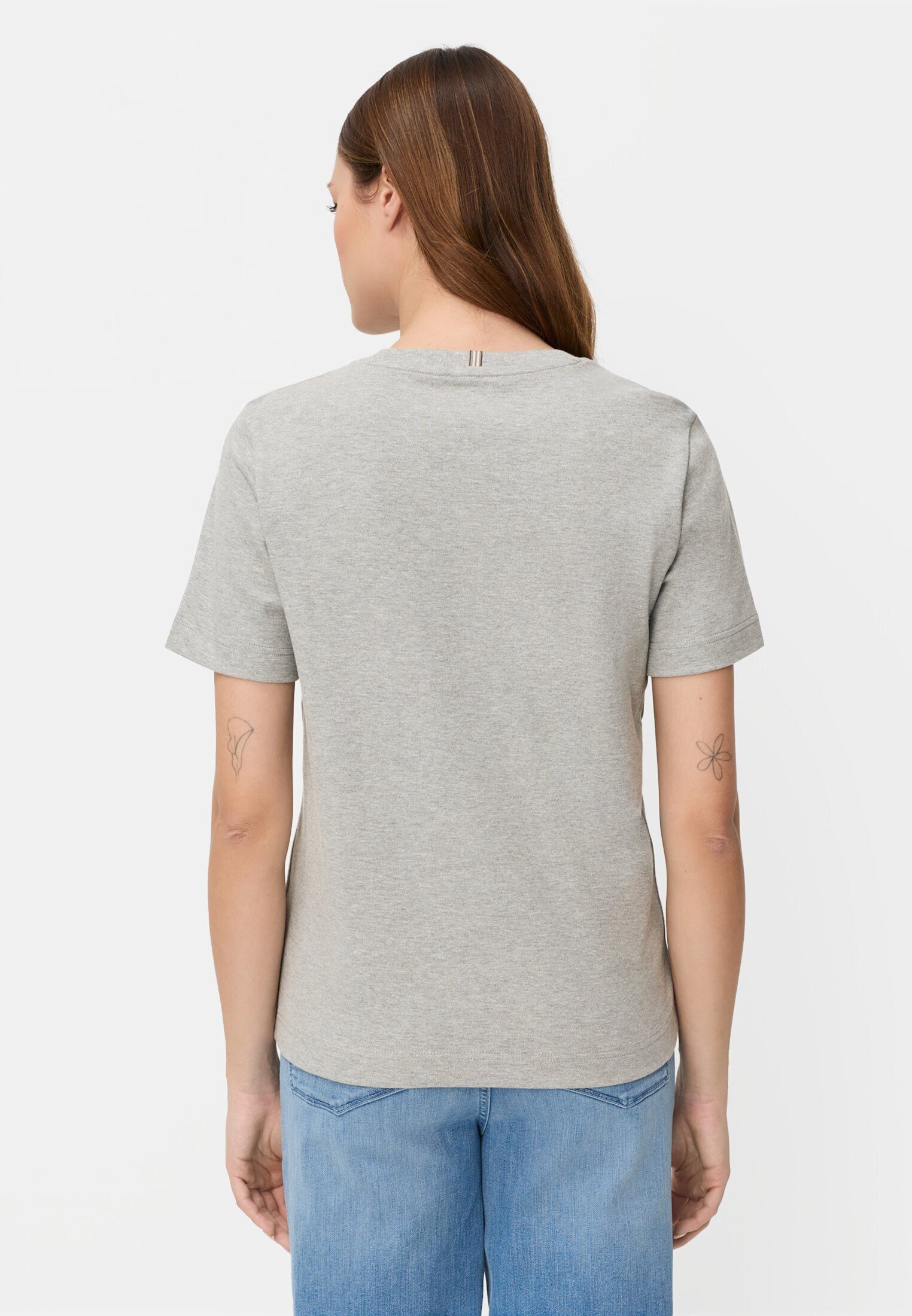 camel active T-Shirt Basic Shirt aus Organic Cotton Kurzarm günstig online kaufen