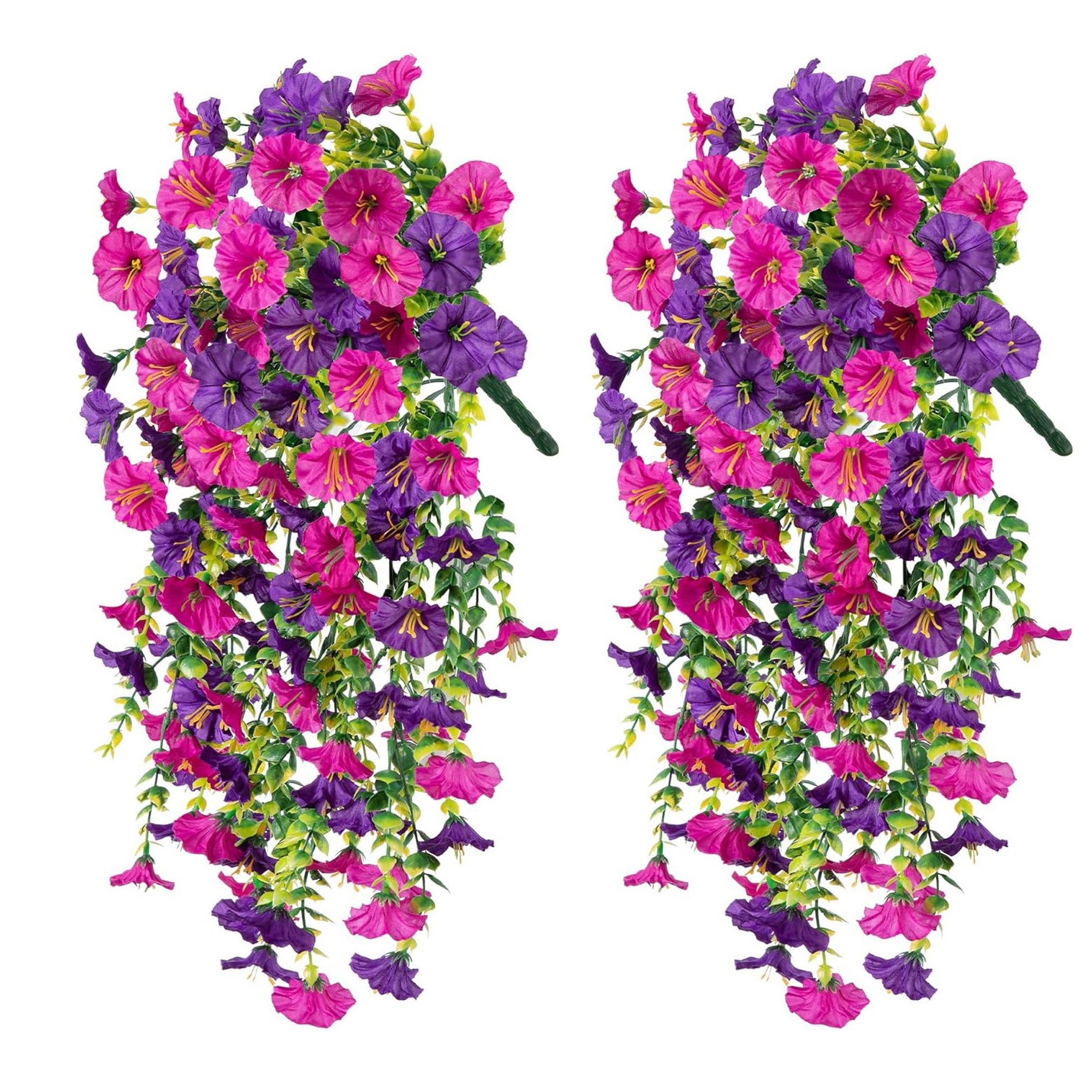 Kunstblumenstrauß 2 Stück Künstlich Hängende Blumen, günstig online kaufen