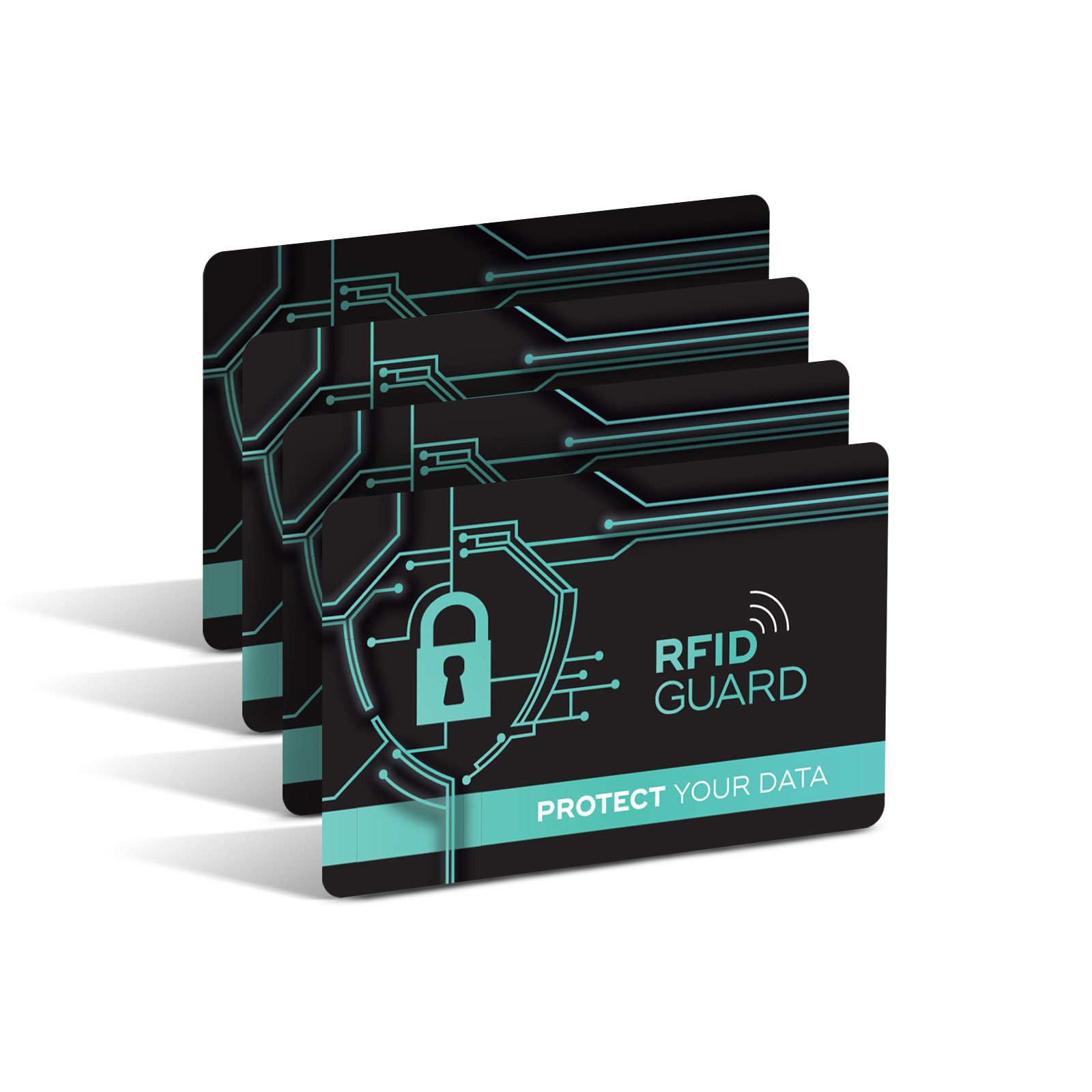 Tec-Expert Geldbörse RFID GUARD 4x RFID NFC Scan Blocker Karte Abschirmung günstig online kaufen