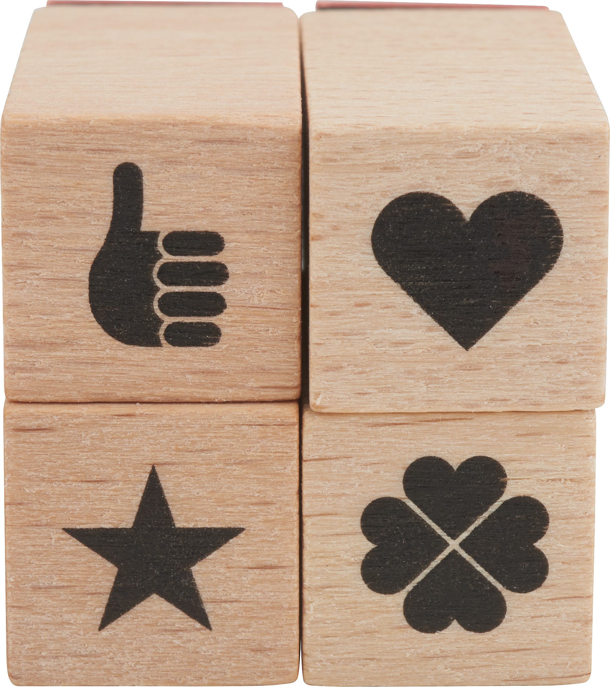 Rico Design Stempel Stempel-Set, 4 Teile