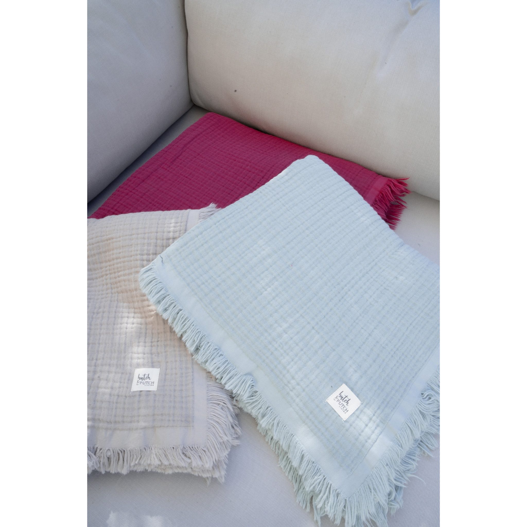 Plaid Musselin Sofadecke - Tagesdecke - günstig online kaufen