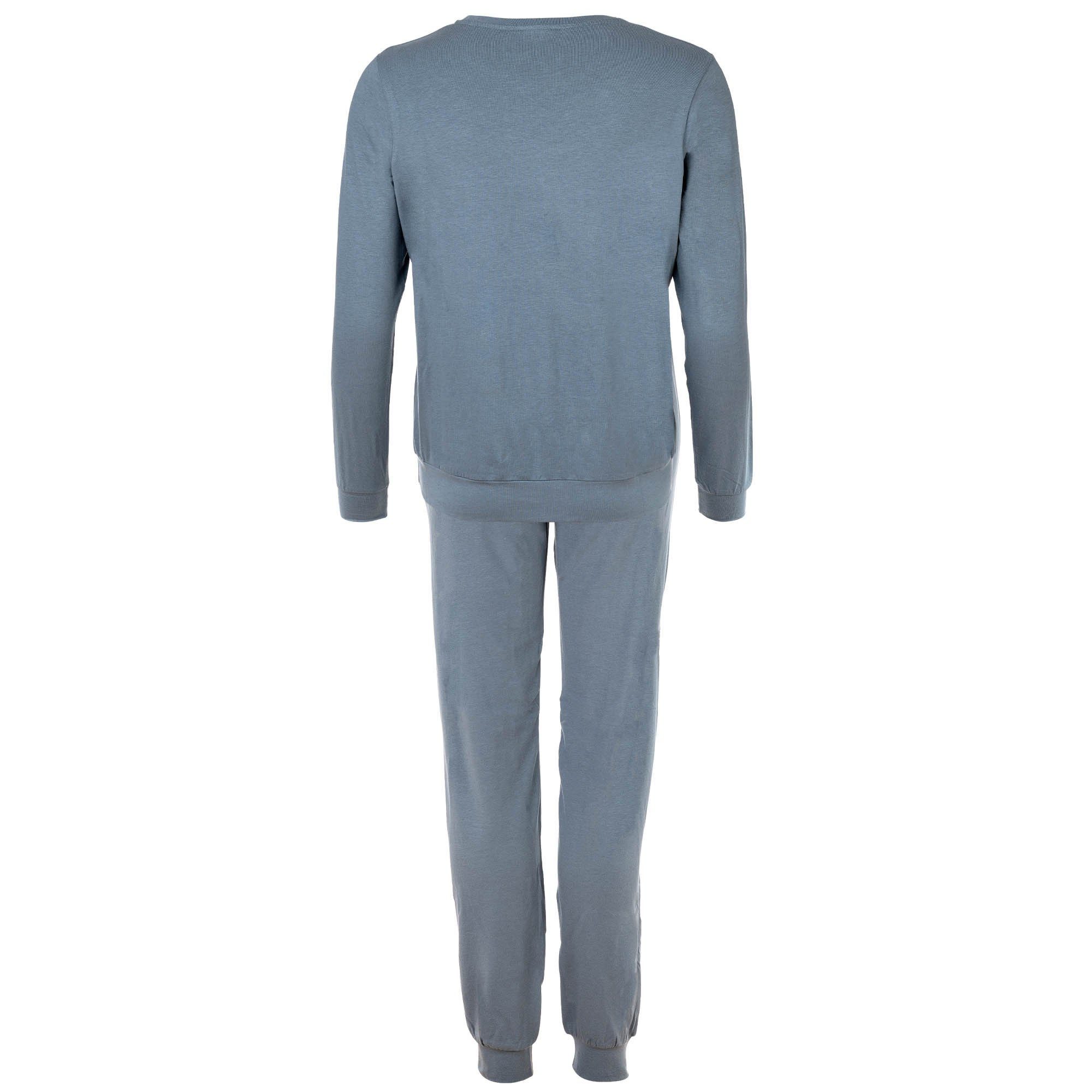 Emporio Armani Pyjama Damen Pyjama Baumwolle Essential Studs Logo (2 tlg) günstig online kaufen