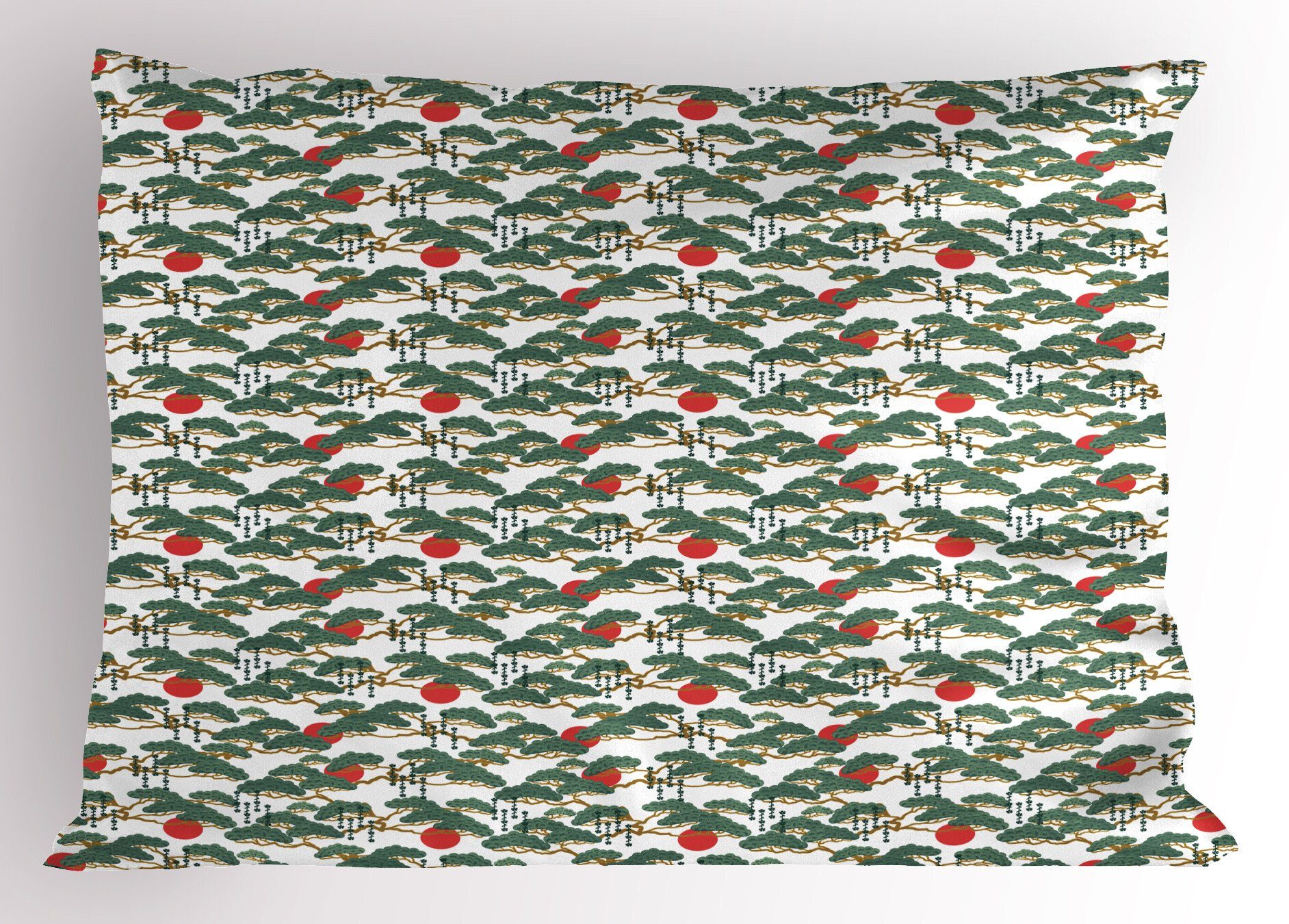 Stück), Muster Size Dekorativer Sun Kissenbezug, Gedruckter Abakuhaus Standard Japanisches King (1 Kissenbezüge Ethnisch