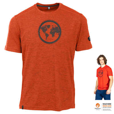 Maul T-Shirt Maul - Earth Fresh 2, hochfunktionelles Herren T-Shirt, orange