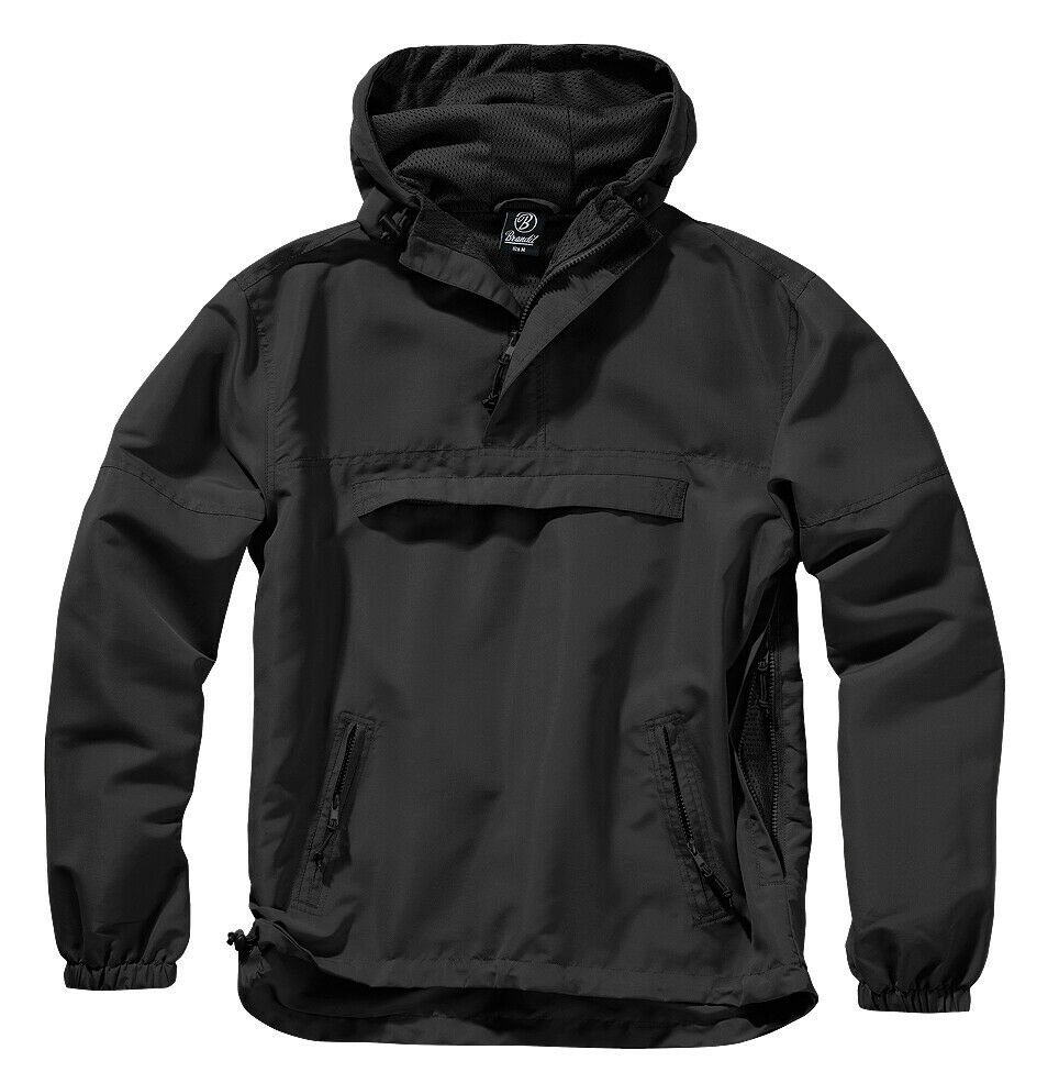 Outdoor Schlupf Sport Herbst Übergangs Windbreaker Regenjacke Brandit Regenjacke Schwarz Jacke