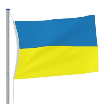 vidaXL Flagge Flagge der Ukraine mit Messingösen 90x150 cm
