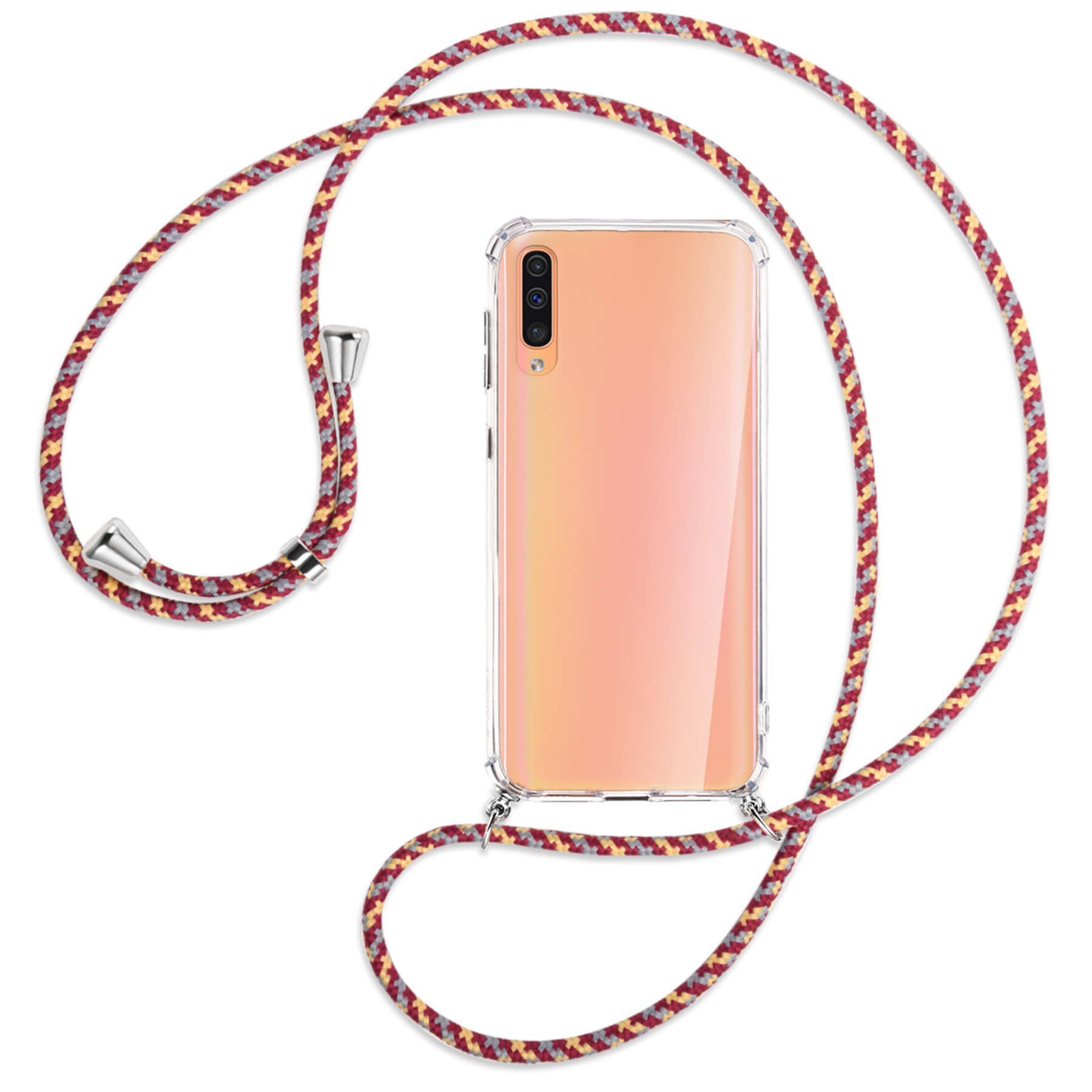 mtb more energy Handykette für Samsung Galaxy A50 [NC-007-S], Umhängehülle mit Band [NC-007-S]