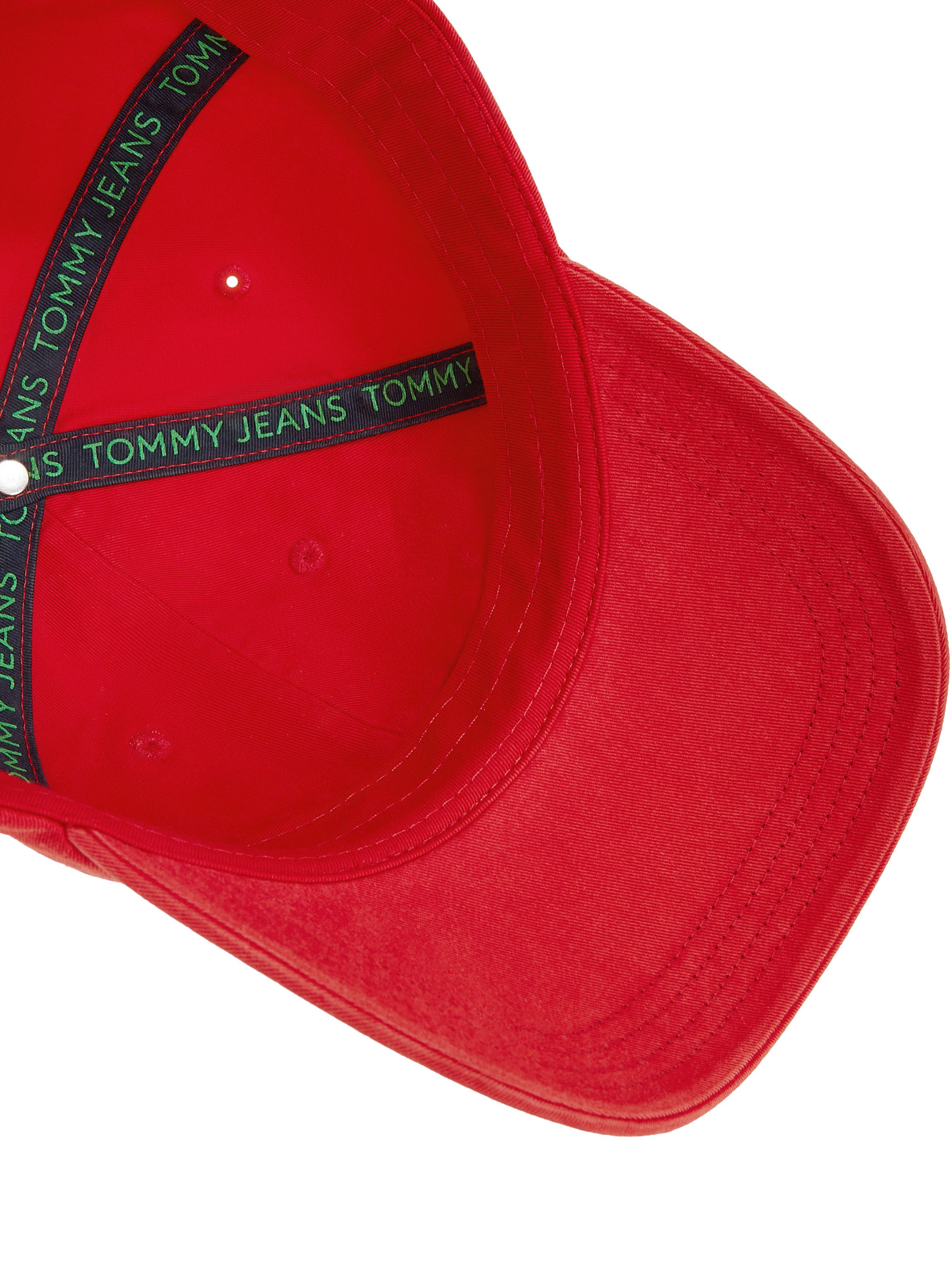 Tommy Jeans Baseball Cap TJM LINEAR WASHED CAP Logostickerei, Tommy Jeans Schriftzug, Flexibel größenverstellbar