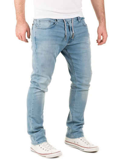 WOTEGA Slim-fit-Jeans Herren Jogginghose in Джинсы-Look Noah Stretch Hose in Jogging Джинсы Sweathosen Denim