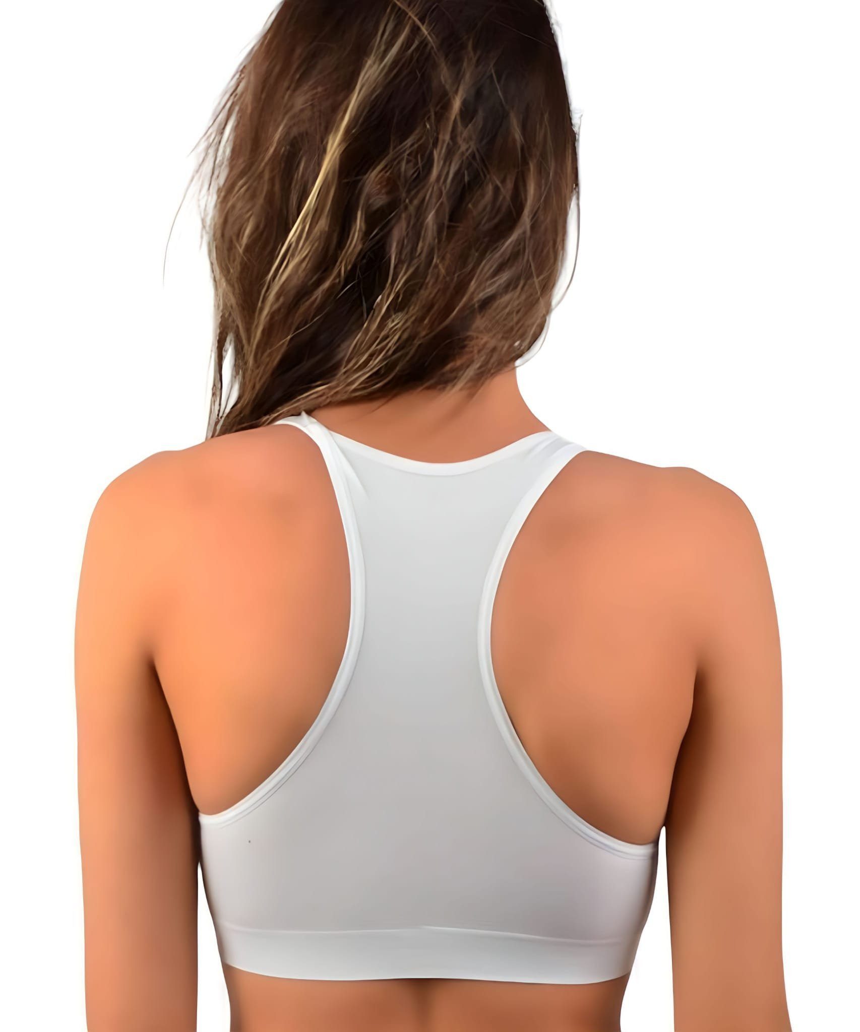 Elite Life Sport-Bustier 2 Stück Damen Sport BH nahtlos Bustier Seamless BH günstig online kaufen