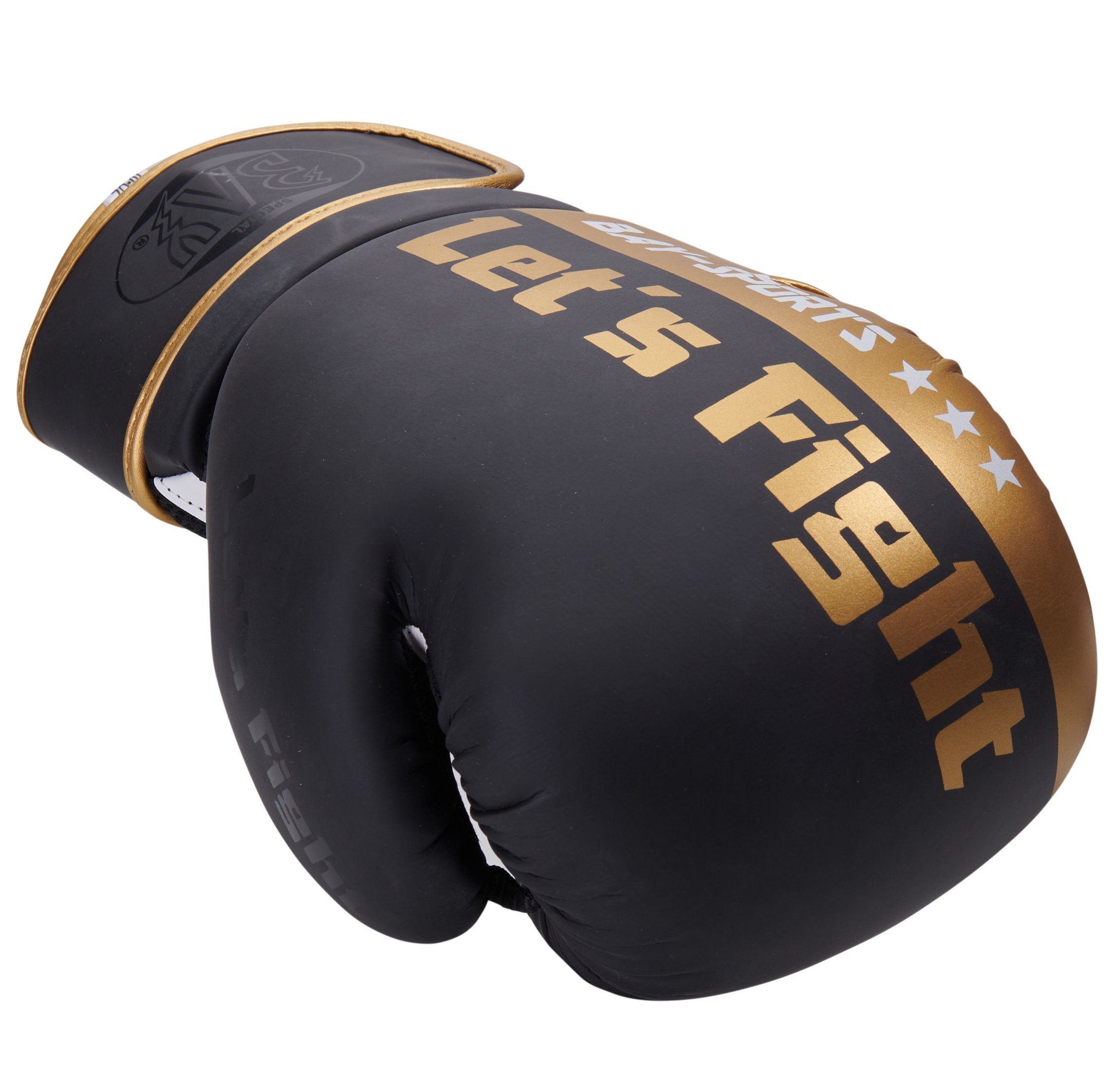 Fight gold Boxhandschuhe Kickboxe Box-Handschuhe Boxen BAY-Sports Mesh Lets