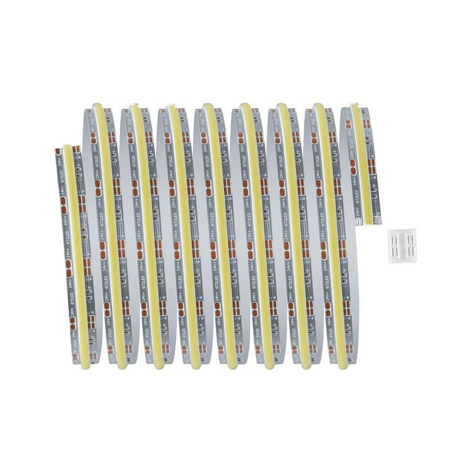 Paulmann LED-Streifen MaxLED 1000 Stripe 2,5m 23,5W 24V silber Kunststoff, 1 -flammig, Full-Line COB 2700-6500K TunableWhite