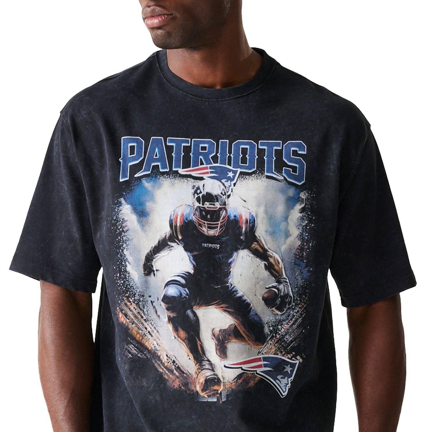 New Era Print-Shirt Oversized NFL PREMIUM New England Patriots